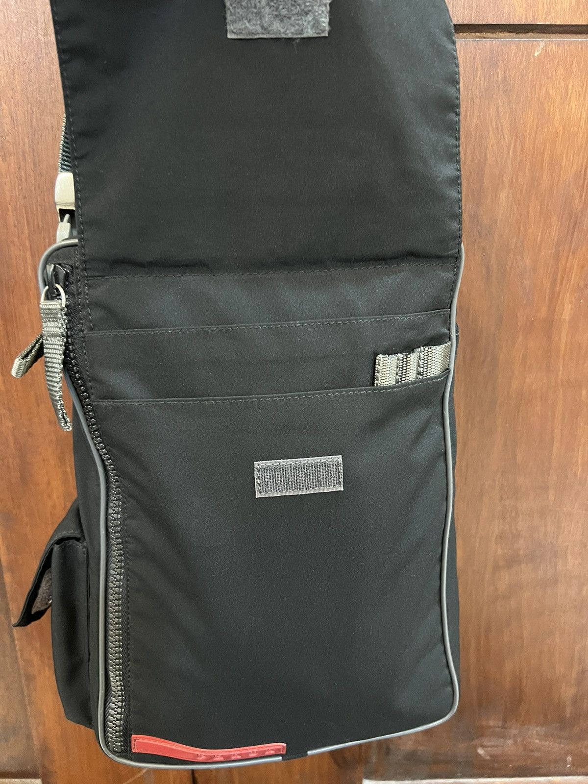 Prada Prada Sling Bag Black Nylon Size ONE SIZE - 7 Thumbnail