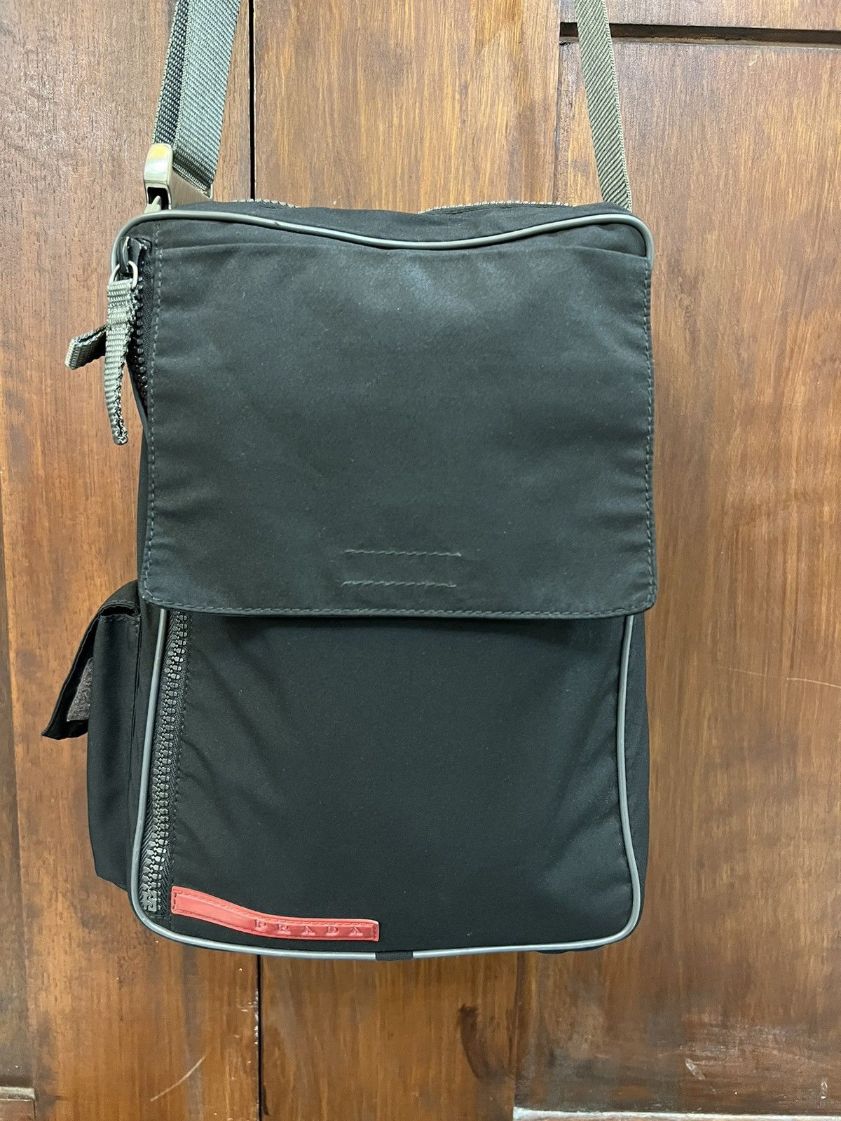 Prada Prada Sling Bag Black Nylon Size ONE SIZE - 3 Thumbnail
