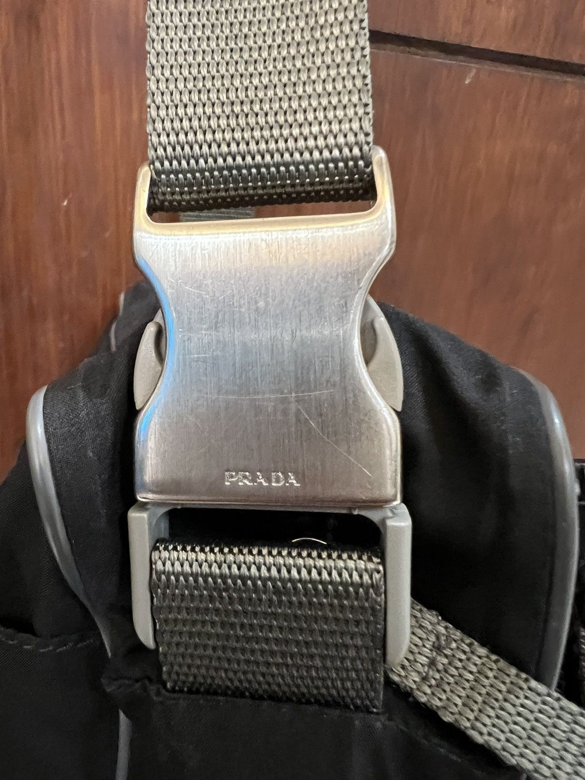 Prada Prada Sling Bag Black Nylon Size ONE SIZE - 8 Thumbnail