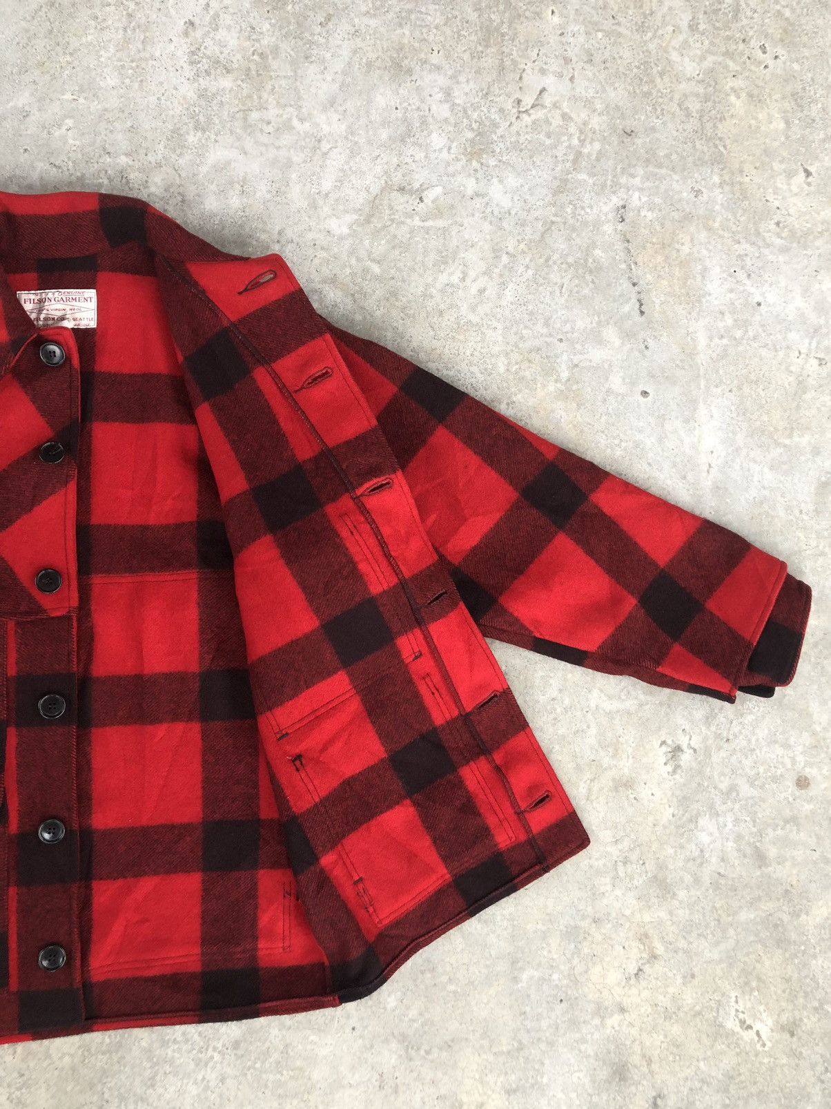 Filson Vintage Filson Wool Jacket Plaid Coat Checkered Jacket Size US M / EU 48-50 / 2 - 8 Thumbnail