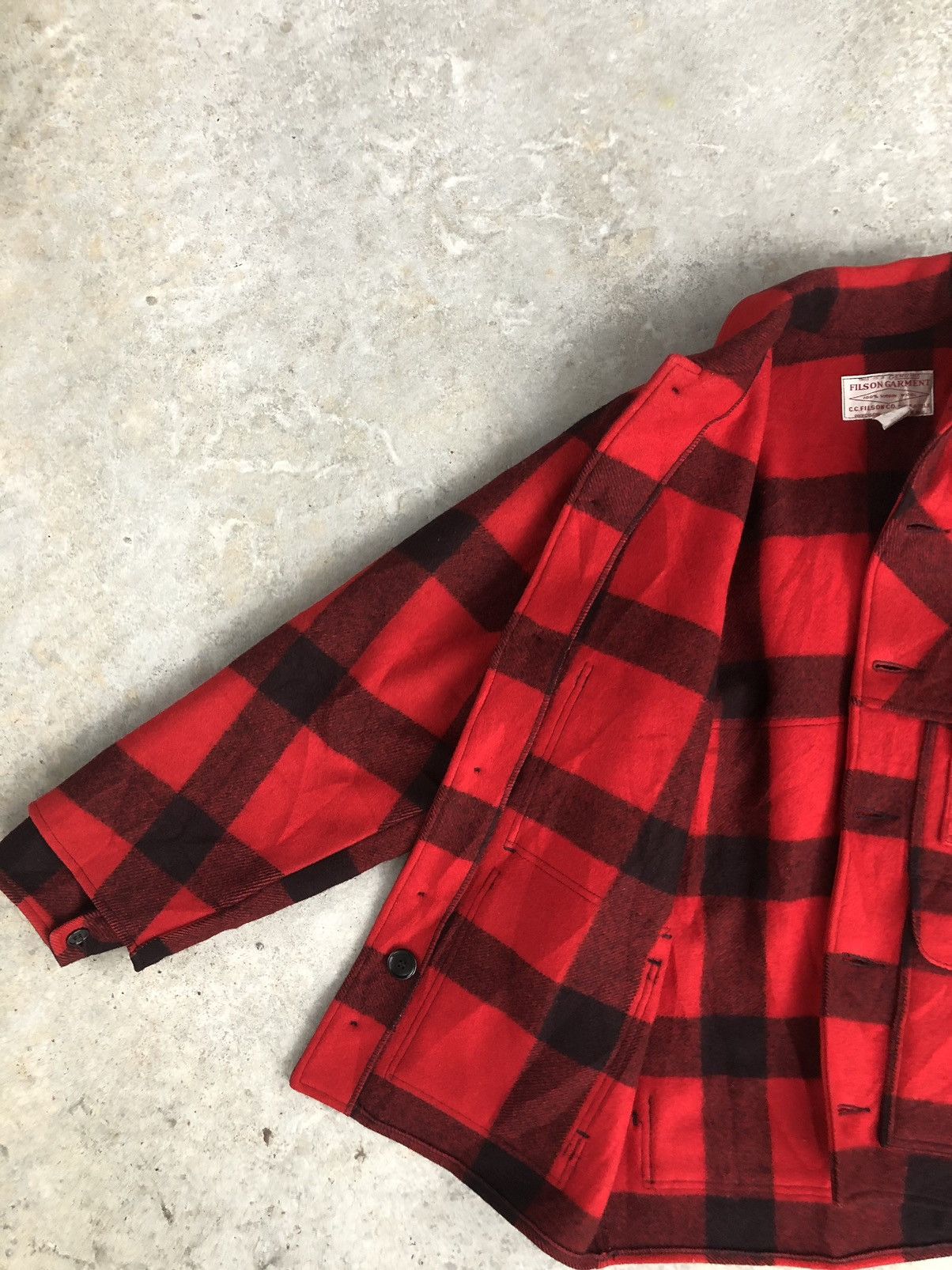Filson Vintage Filson Wool Jacket Plaid Coat Checkered Jacket Size US M / EU 48-50 / 2 - 9 Thumbnail