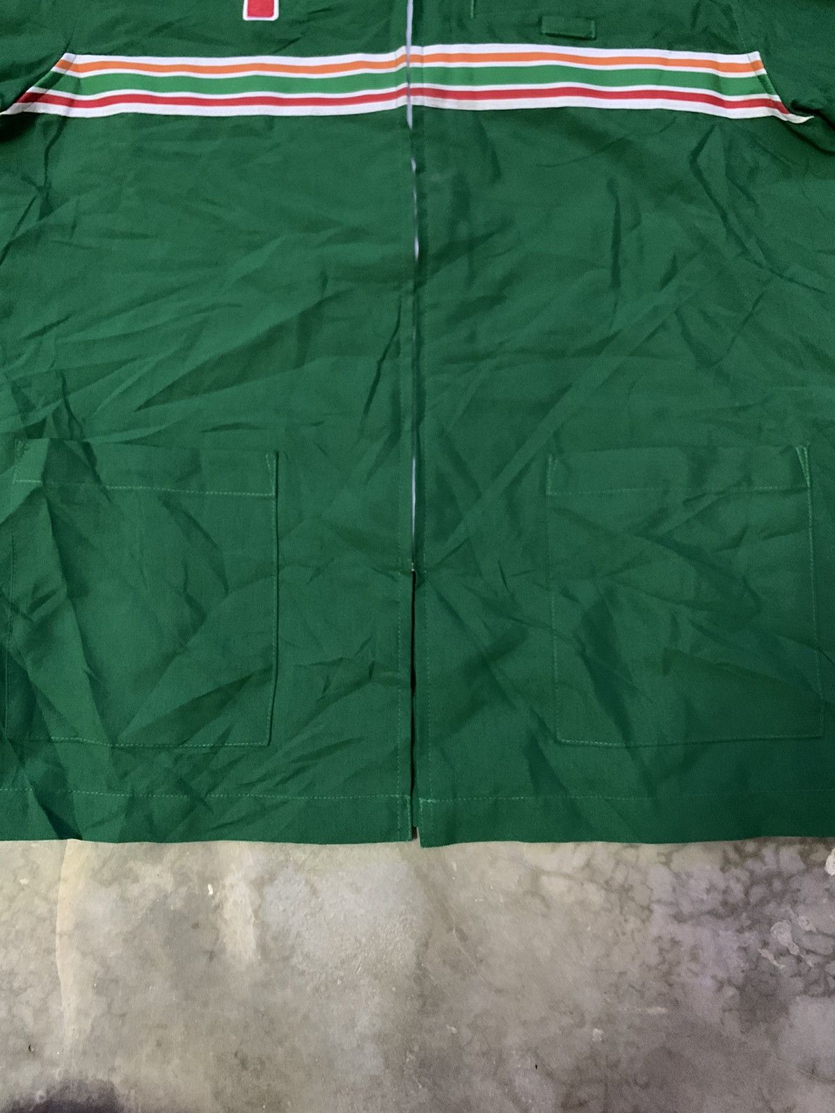 Japanese Brand Nice 7 Eleven Uniform Zipper Shirt Size US L / EU 52-54 / 3 - 3 Thumbnail