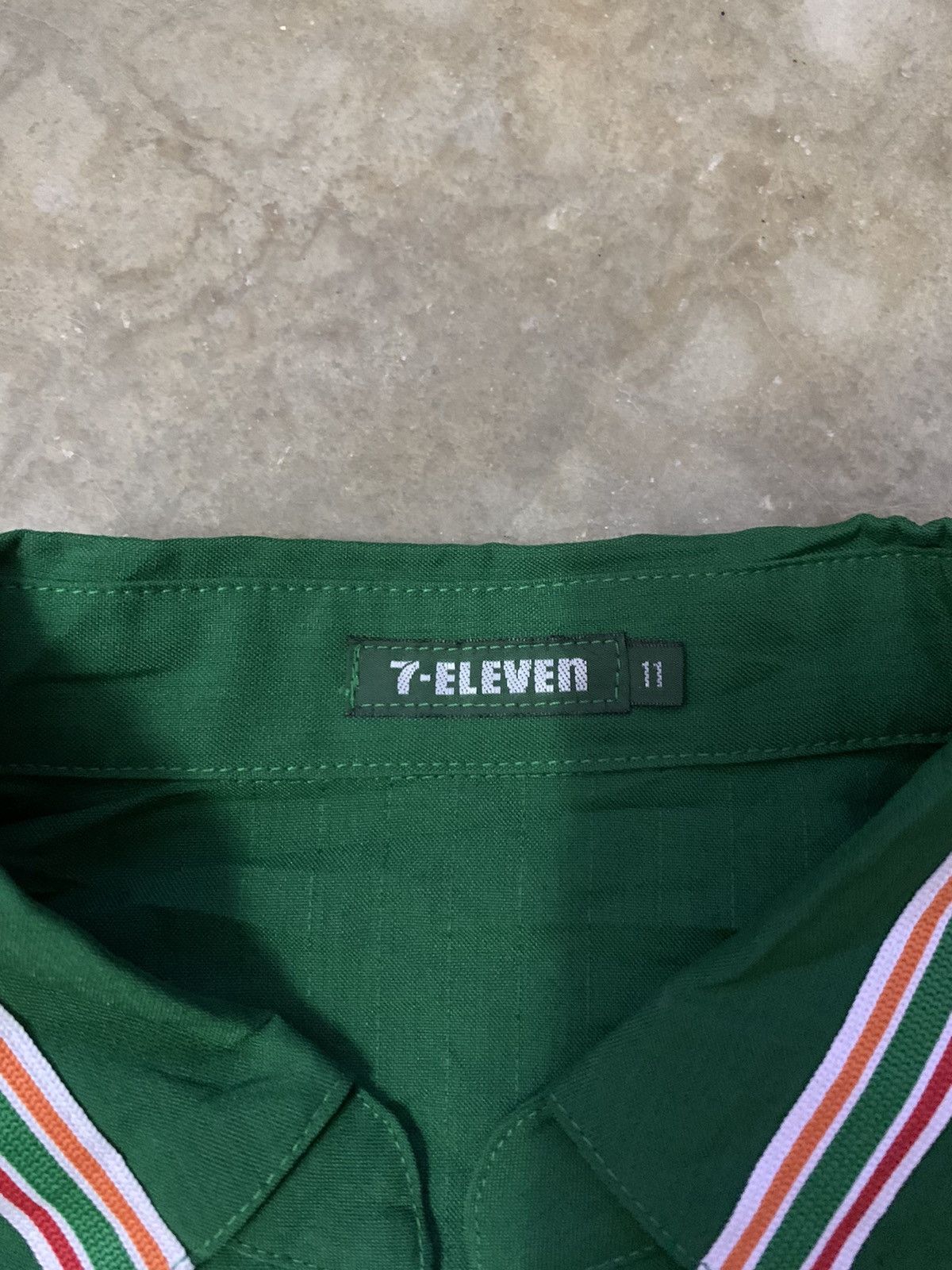 Japanese Brand Nice 7 Eleven Uniform Zipper Shirt Size US L / EU 52-54 / 3 - 8 Thumbnail