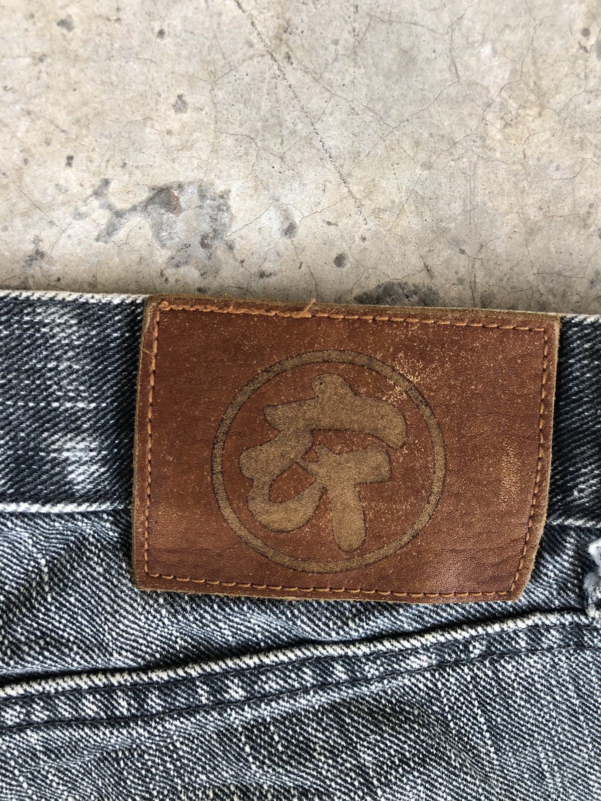 Japanese Brand Japanese Brand Coromool Dragon Painted Distressed Jeans Size US 33 - 12 Thumbnail