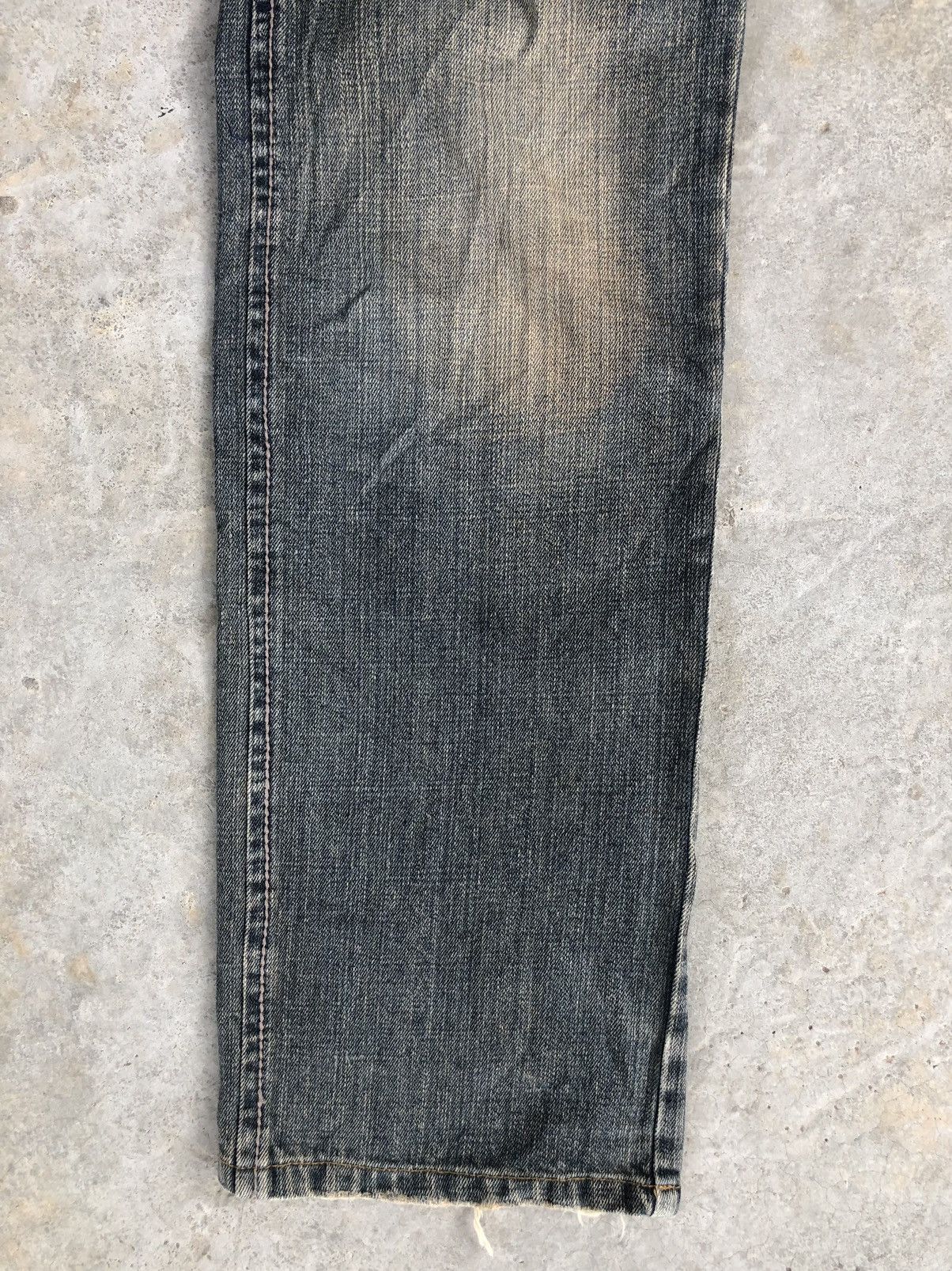 Japanese Brand Nouveau Brillant Homme Double Waist Distressed Jeans Size US 30 / EU 46 - 6 Thumbnail