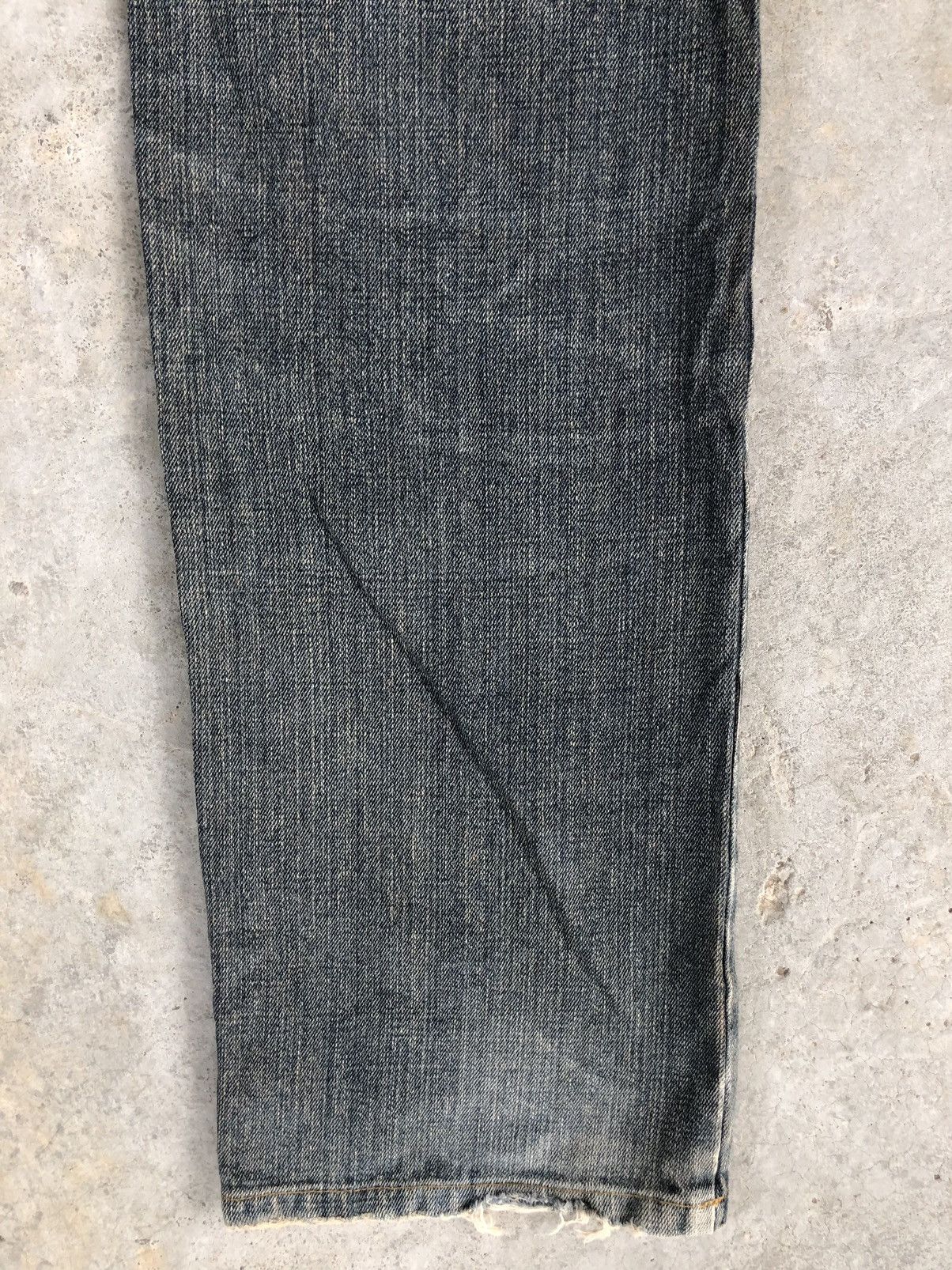 Japanese Brand Nouveau Brillant Homme Double Waist Distressed Jeans Size US 30 / EU 46 - 11 Thumbnail