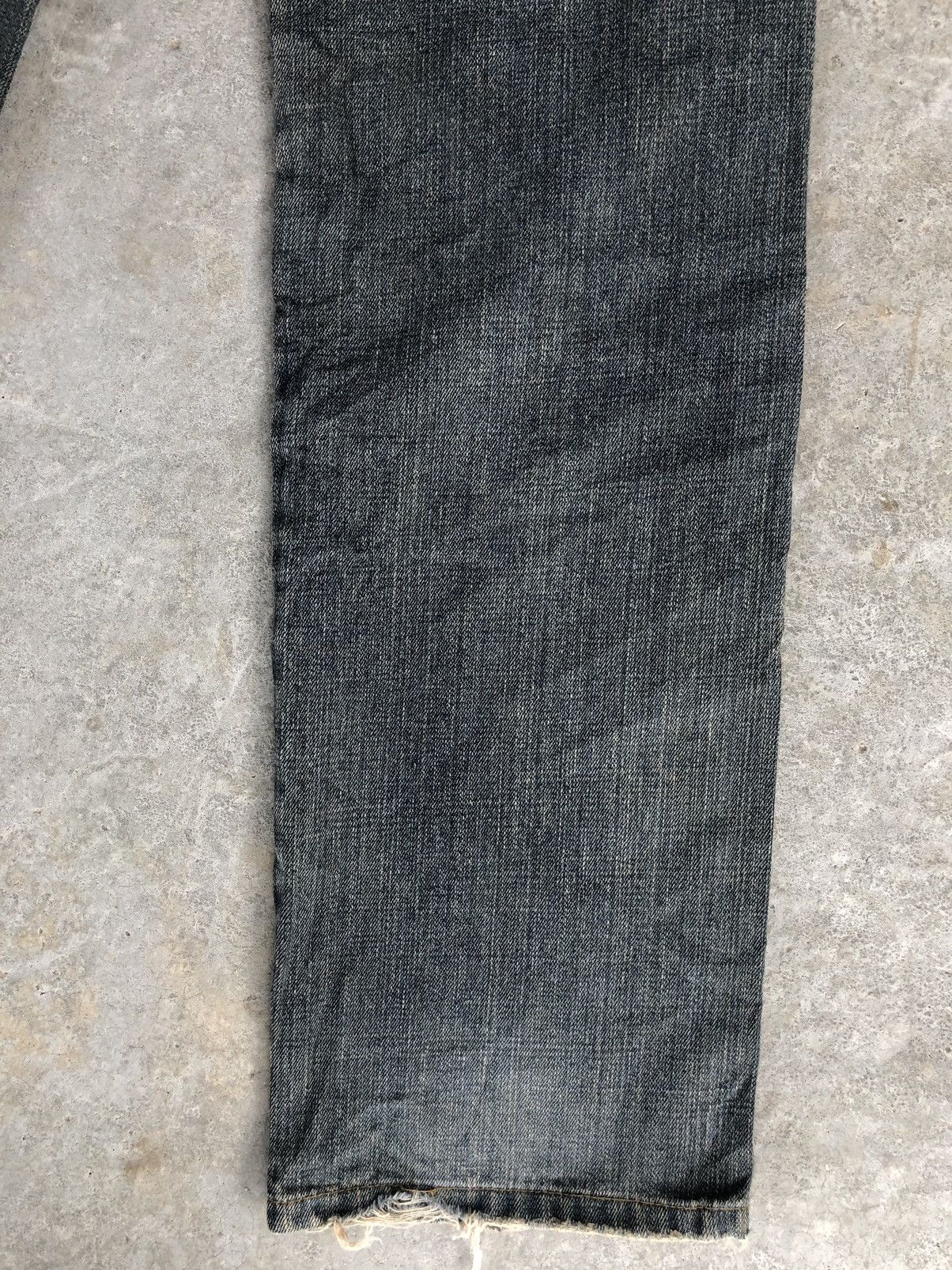 Japanese Brand Nouveau Brillant Homme Double Waist Distressed Jeans Size US 30 / EU 46 - 12 Thumbnail