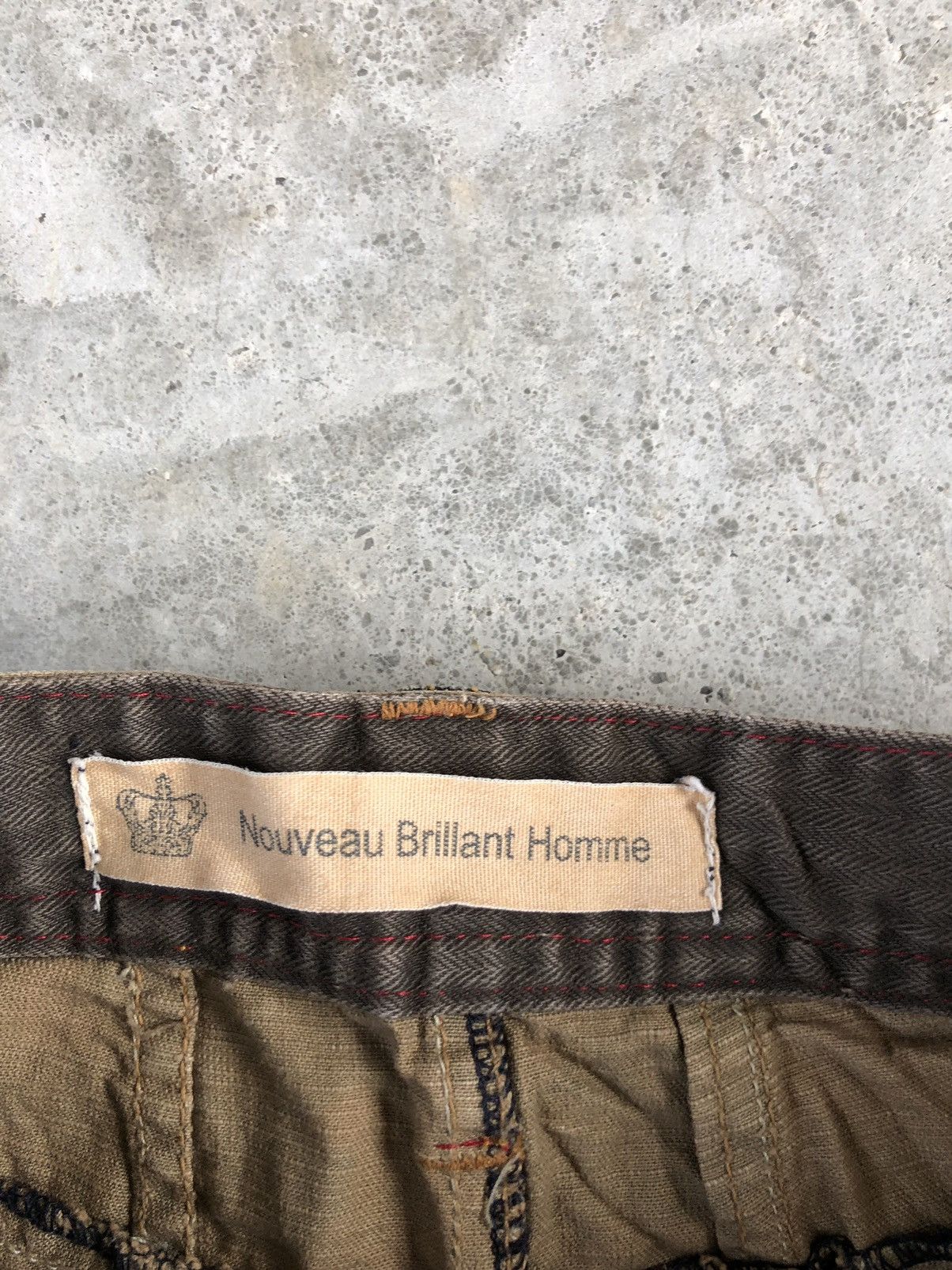 Japanese Brand Nouveau Brillant Homme Double Waist Distressed Jeans Size US 30 / EU 46 - 15 Thumbnail