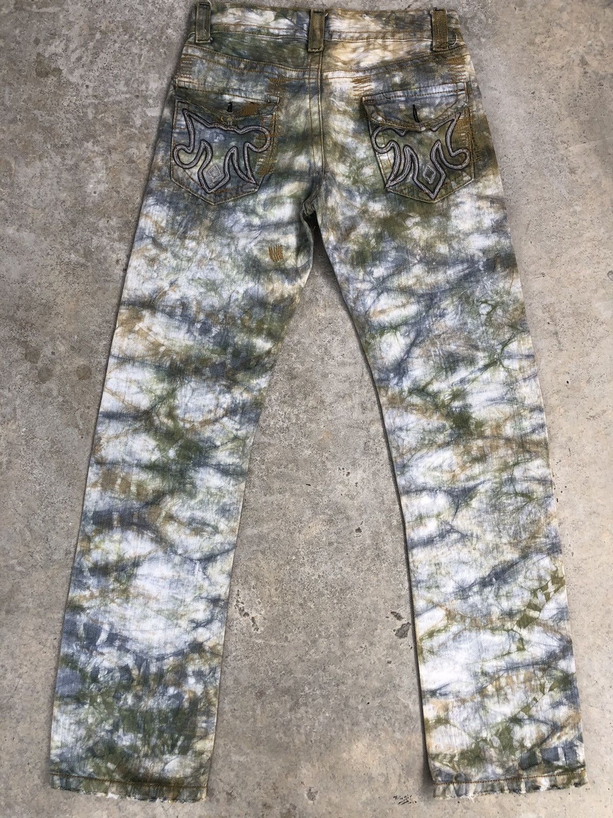 Japanese Brand Japanese Joneaa Tie Dye Jeans Art Denim Size US 30 / EU 46 - 2 Thumbnail