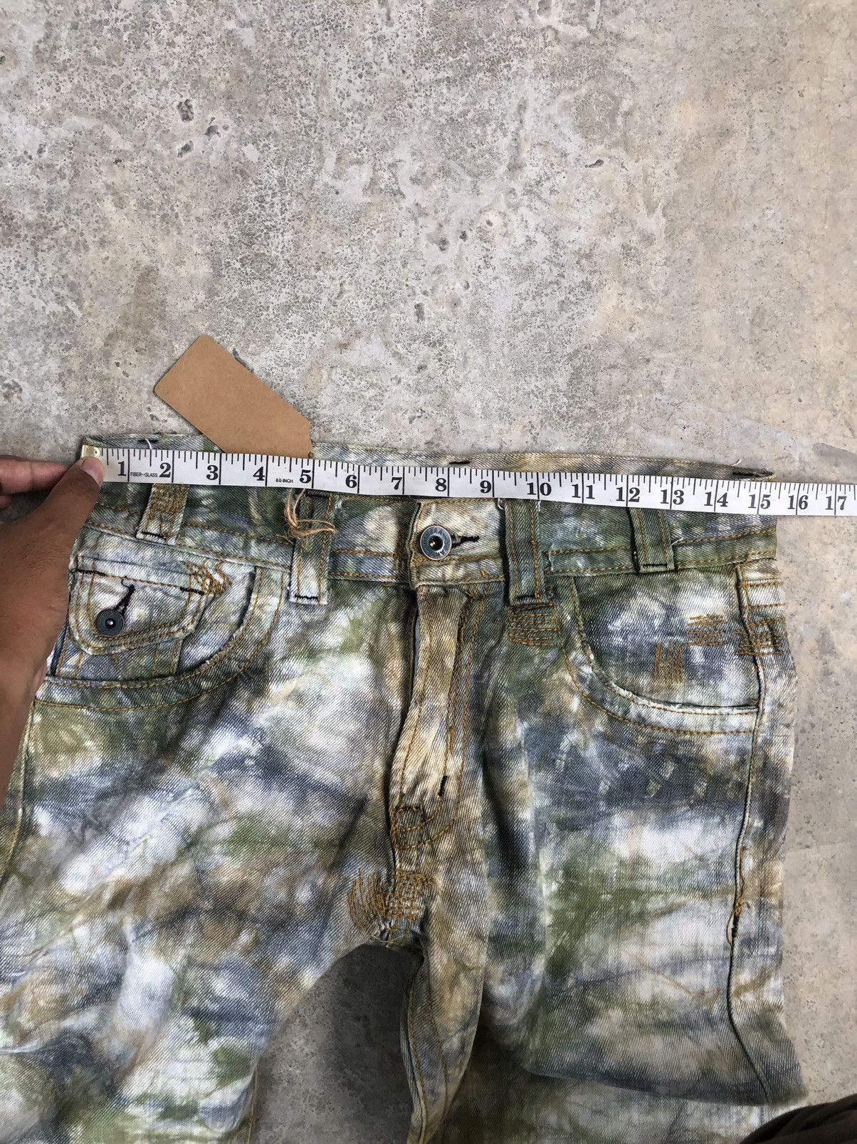 Japanese Brand Japanese Joneaa Tie Dye Jeans Art Denim Size US 30 / EU 46 - 14 Thumbnail