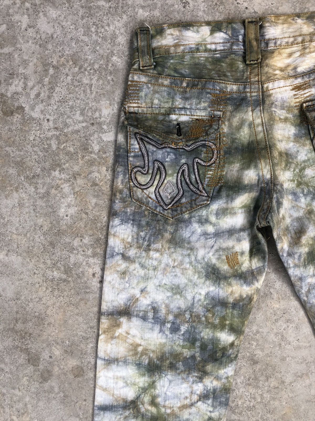 Japanese Brand Japanese Joneaa Tie Dye Jeans Art Denim Size US 30 / EU 46 - 10 Thumbnail