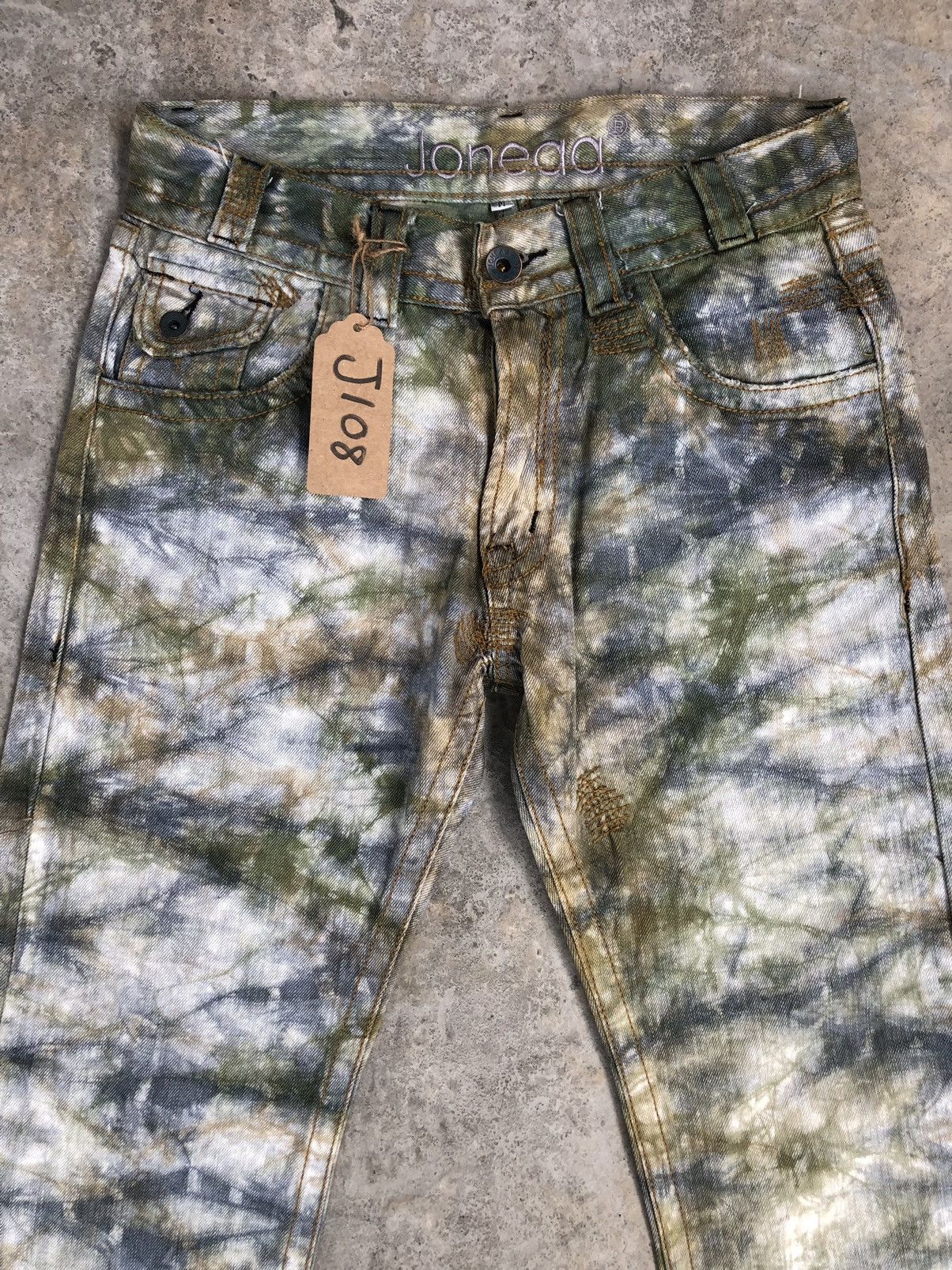 Japanese Brand Japanese Joneaa Tie Dye Jeans Art Denim Size US 30 / EU 46 - 7 Thumbnail