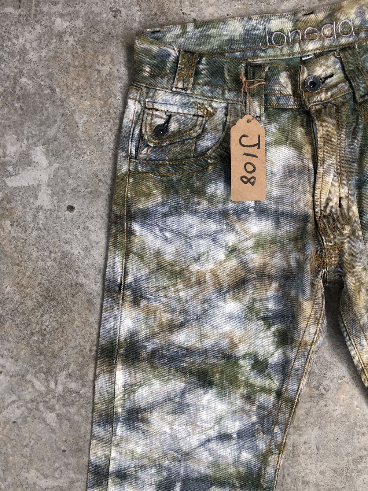 Japanese Brand Japanese Joneaa Tie Dye Jeans Art Denim Size US 30 / EU 46 - 5 Thumbnail