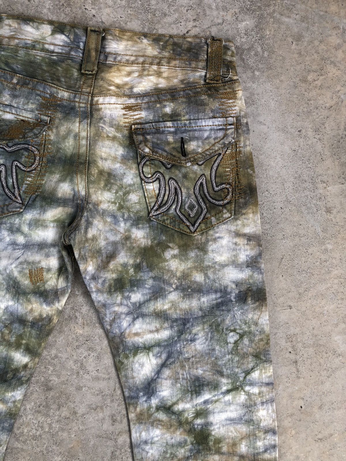 Japanese Brand Japanese Joneaa Tie Dye Jeans Art Denim Size US 30 / EU 46 - 11 Thumbnail
