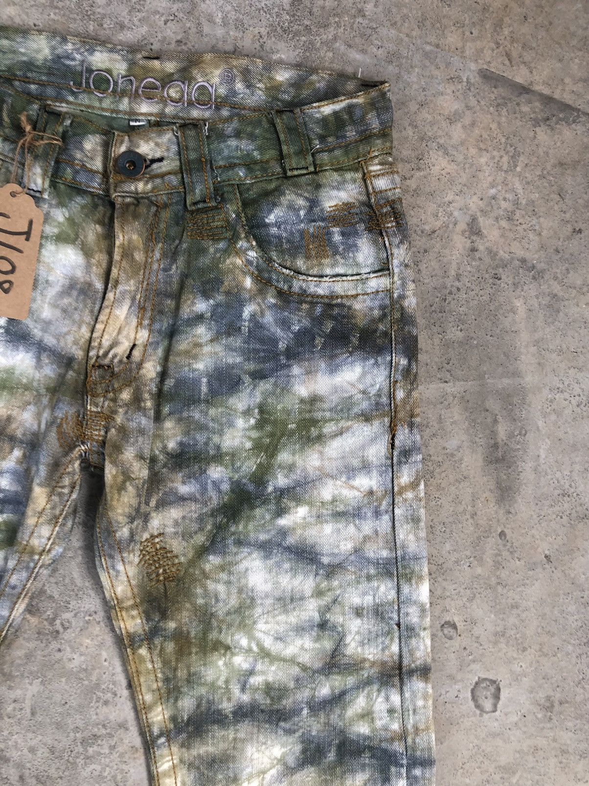 Japanese Brand Japanese Joneaa Tie Dye Jeans Art Denim Size US 30 / EU 46 - 6 Thumbnail