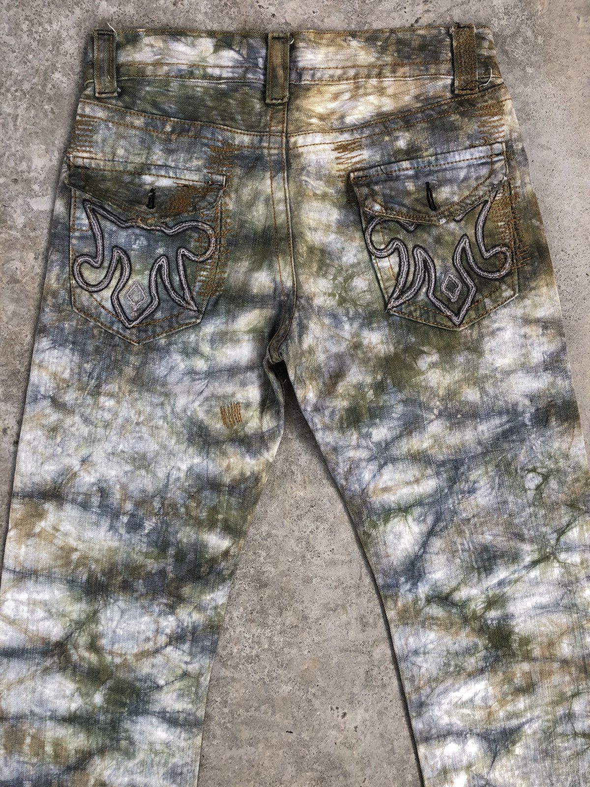 Japanese Brand Japanese Joneaa Tie Dye Jeans Art Denim Size US 30 / EU 46 - 12 Thumbnail
