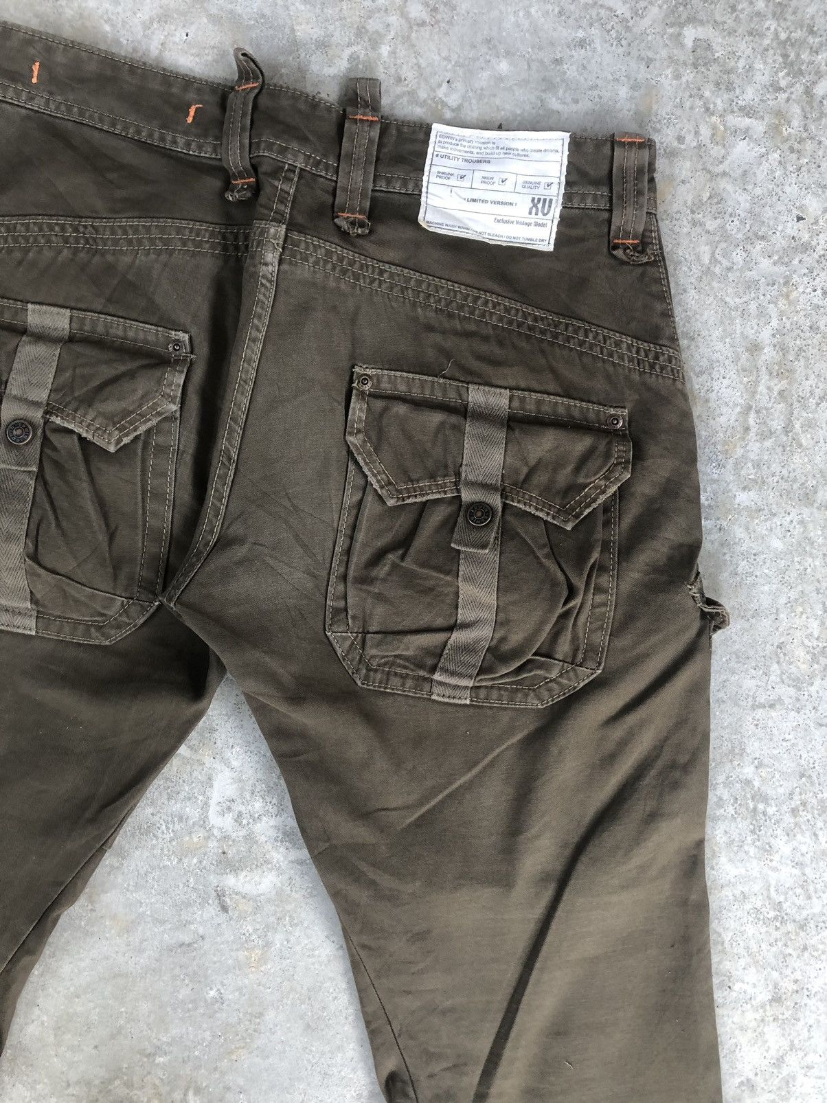 If Six Was Nine Edwin Flared Pants Cargo Pants Tactical Size US 32 / EU 48 - 10 Thumbnail