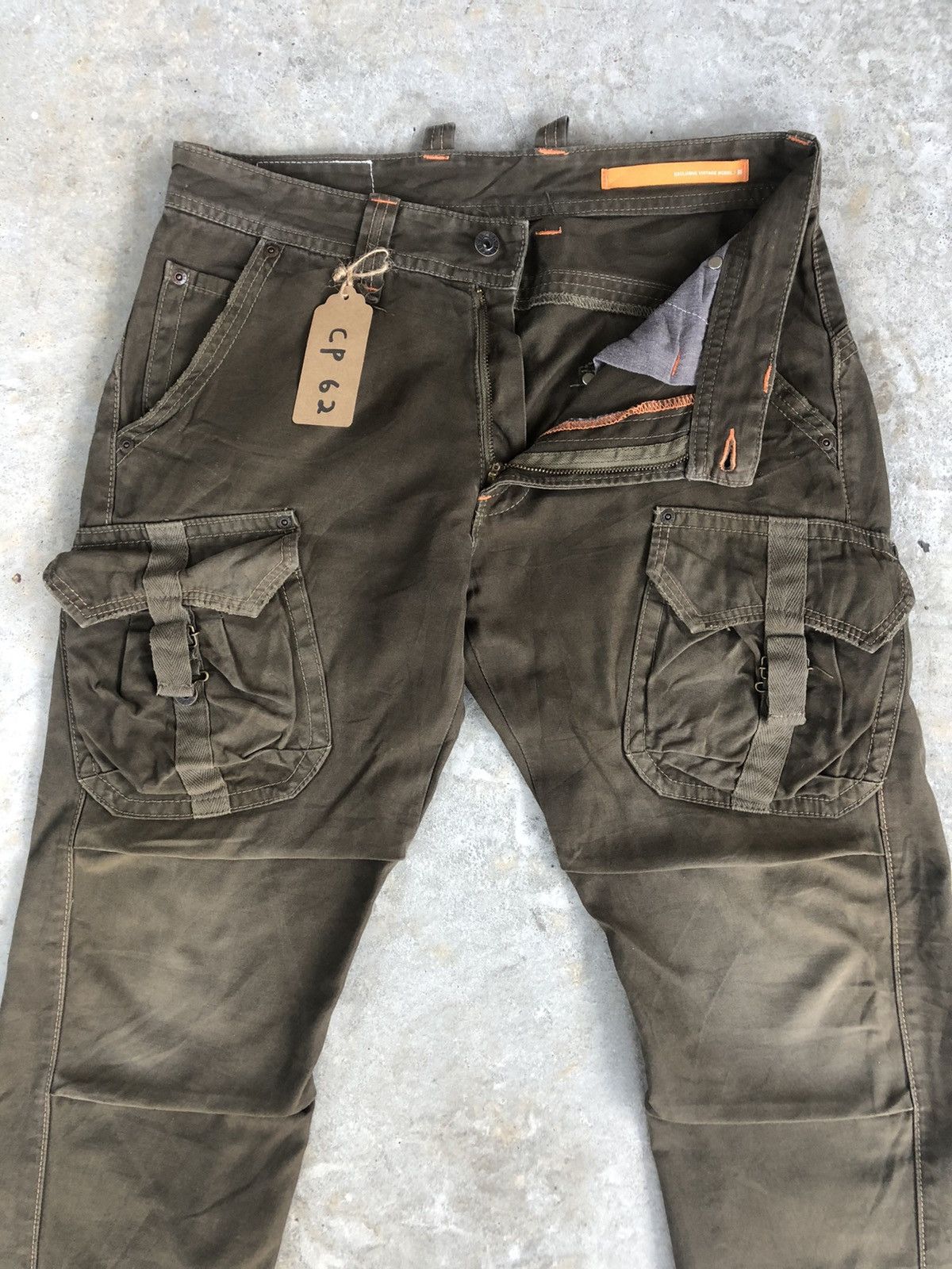 If Six Was Nine Edwin Flared Pants Cargo Pants Tactical Size US 32 / EU 48 - 3 Thumbnail
