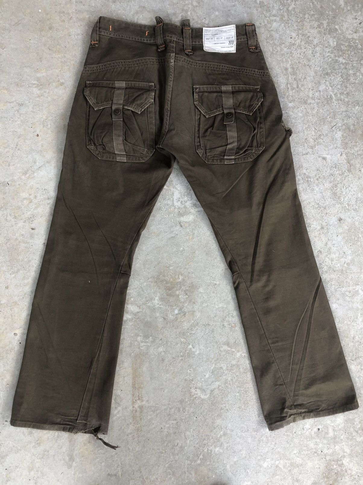 If Six Was Nine Edwin Flared Pants Cargo Pants Tactical Size US 32 / EU 48 - 2 Thumbnail