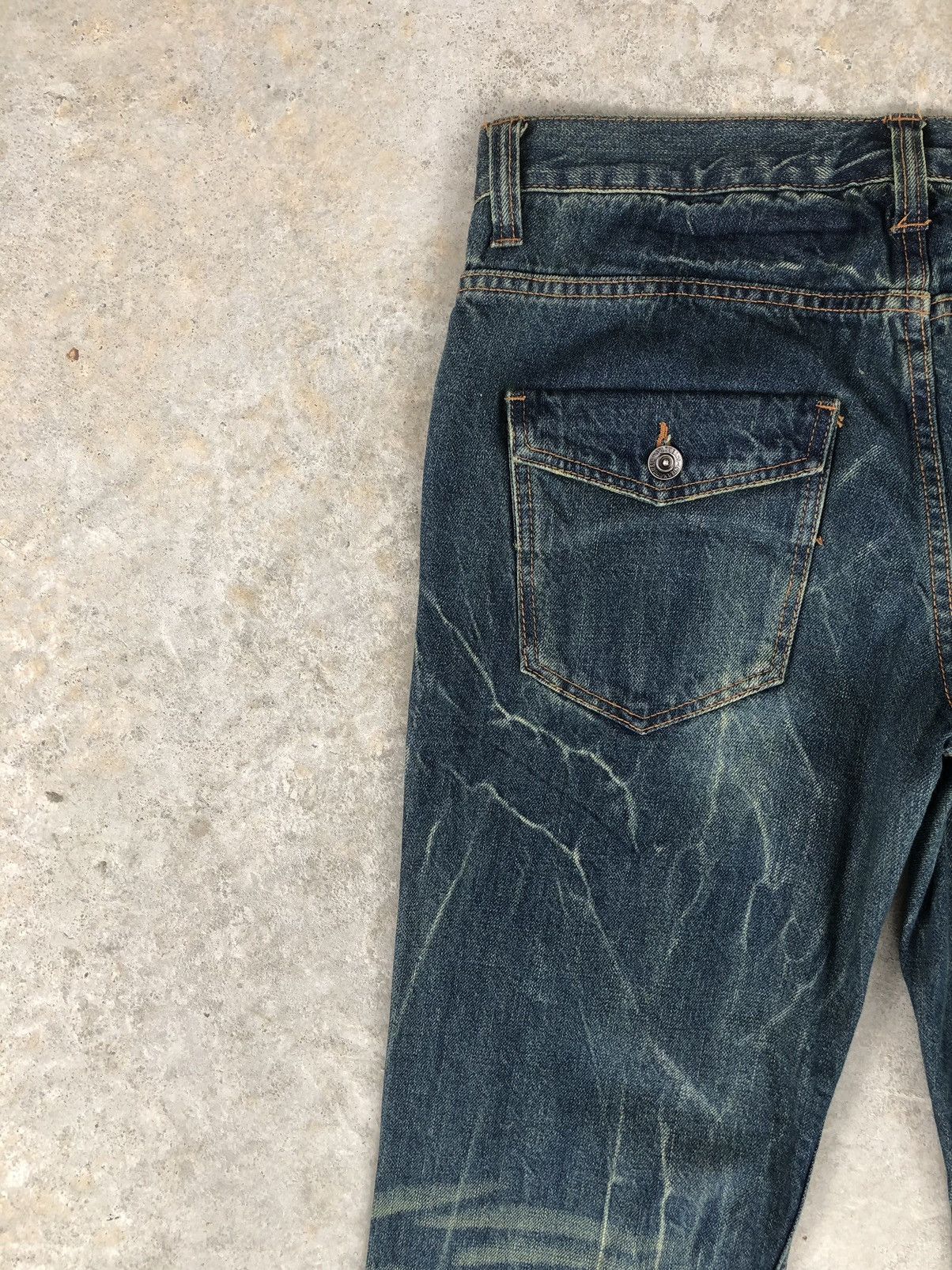 If Six Was Nine Japanese Antfui Flared Jeans Distressed Jeans Size US 33 - 9 Thumbnail