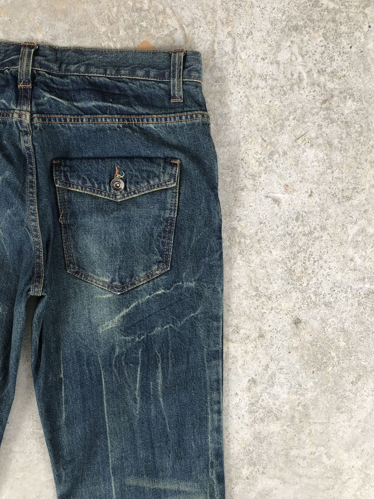 If Six Was Nine Japanese Antfui Flared Jeans Distressed Jeans Size US 33 - 10 Thumbnail