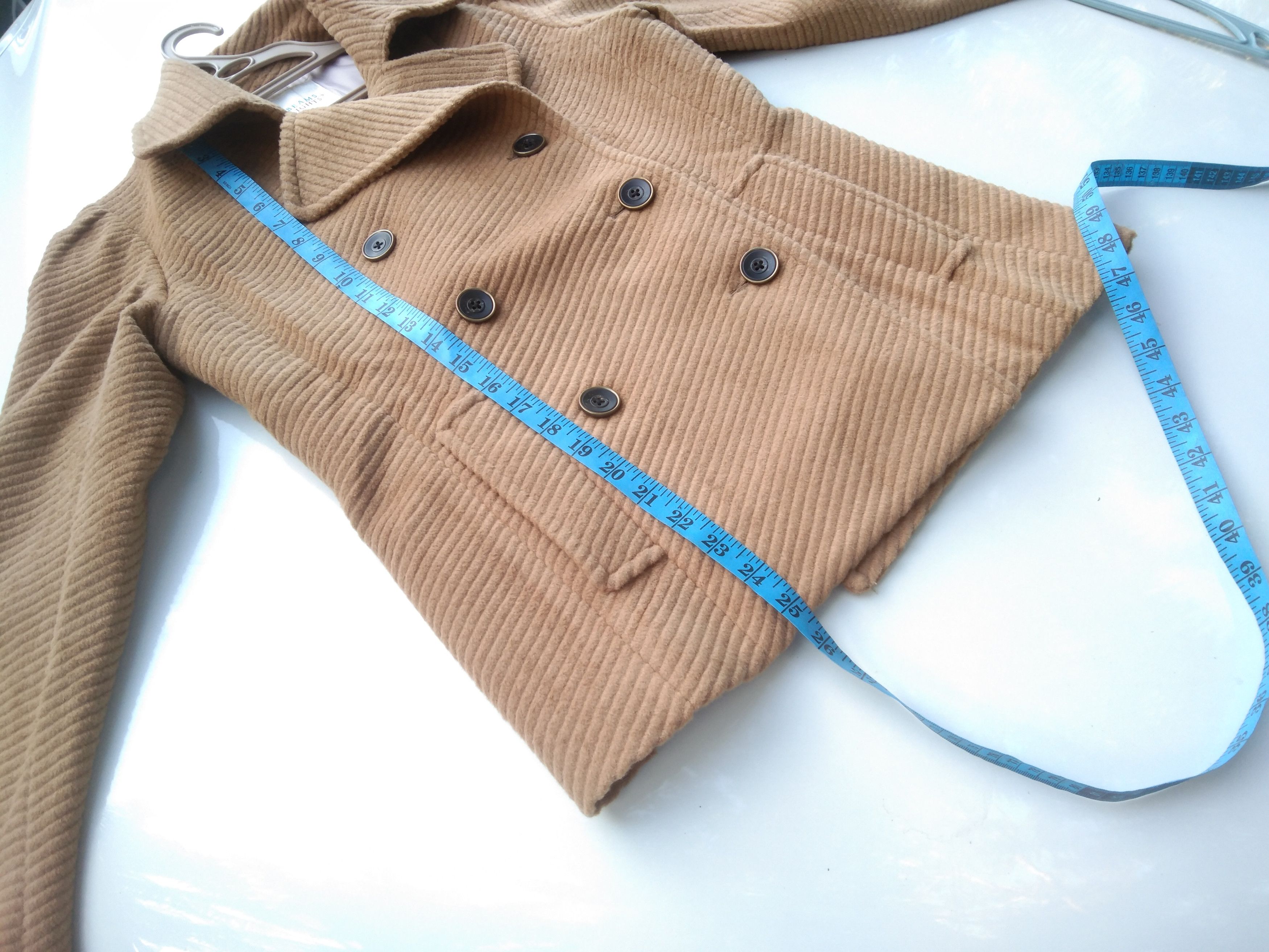 Beams Plus × Japanese Brand BEAMS WOMEN'S DOUBLE-BREASTED WOOL COAT Size XS / US 0-2 / IT 36-38 - 12 Thumbnail