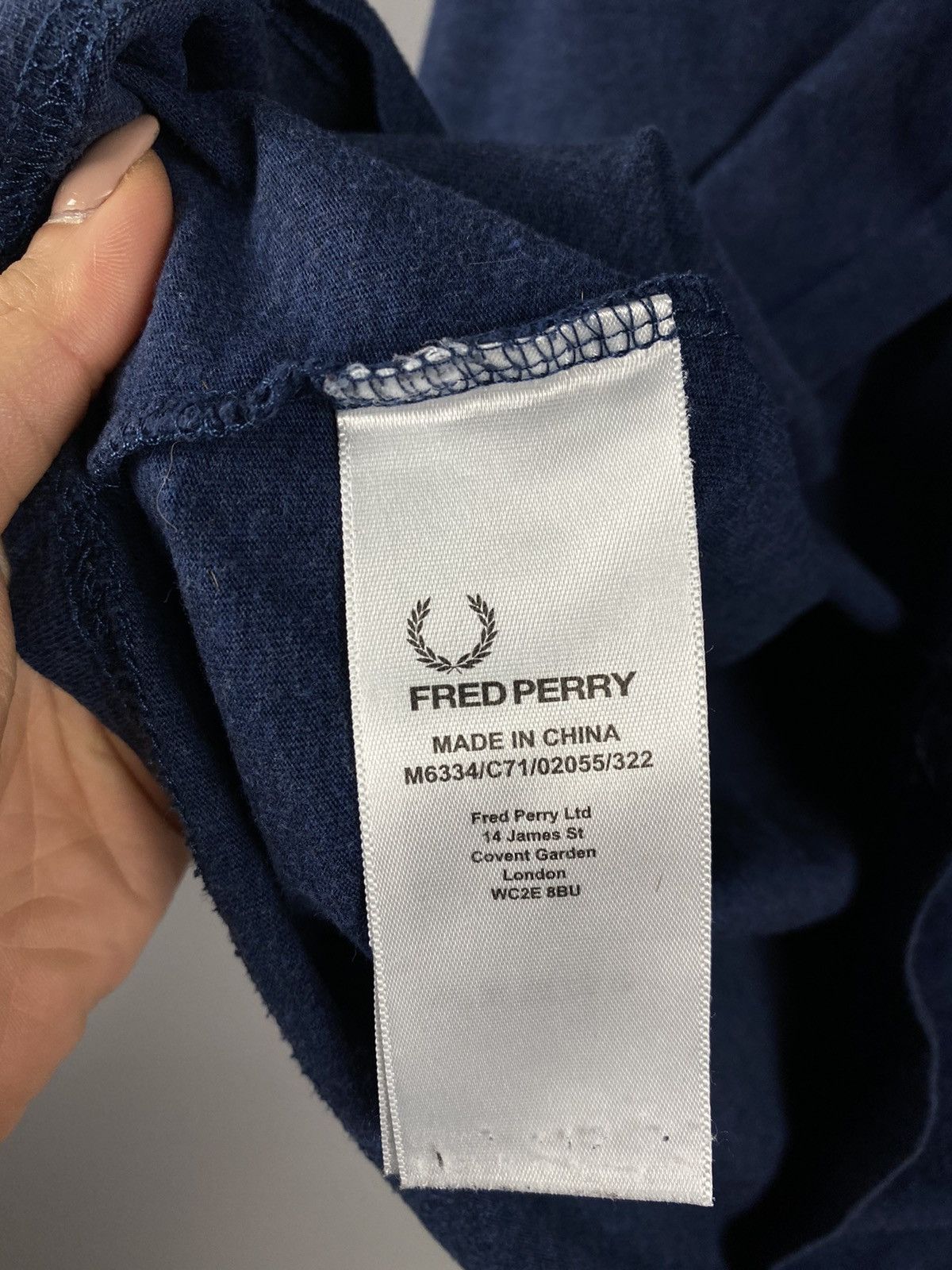Fred Perry Fred Perry blue T-shirts streetwear size M Size US M / EU 48-50 / 2 - 4 Thumbnail