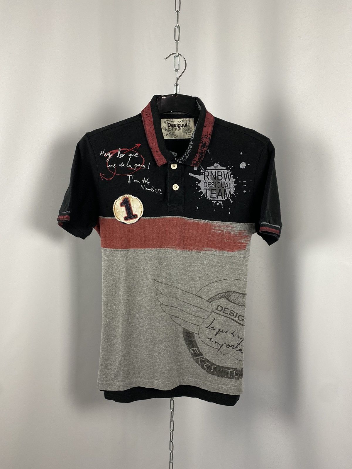 Desigual Desigual polo T-shirts streetwear size L Size US L / EU 52-54 / 3 - 1 Thumbnail