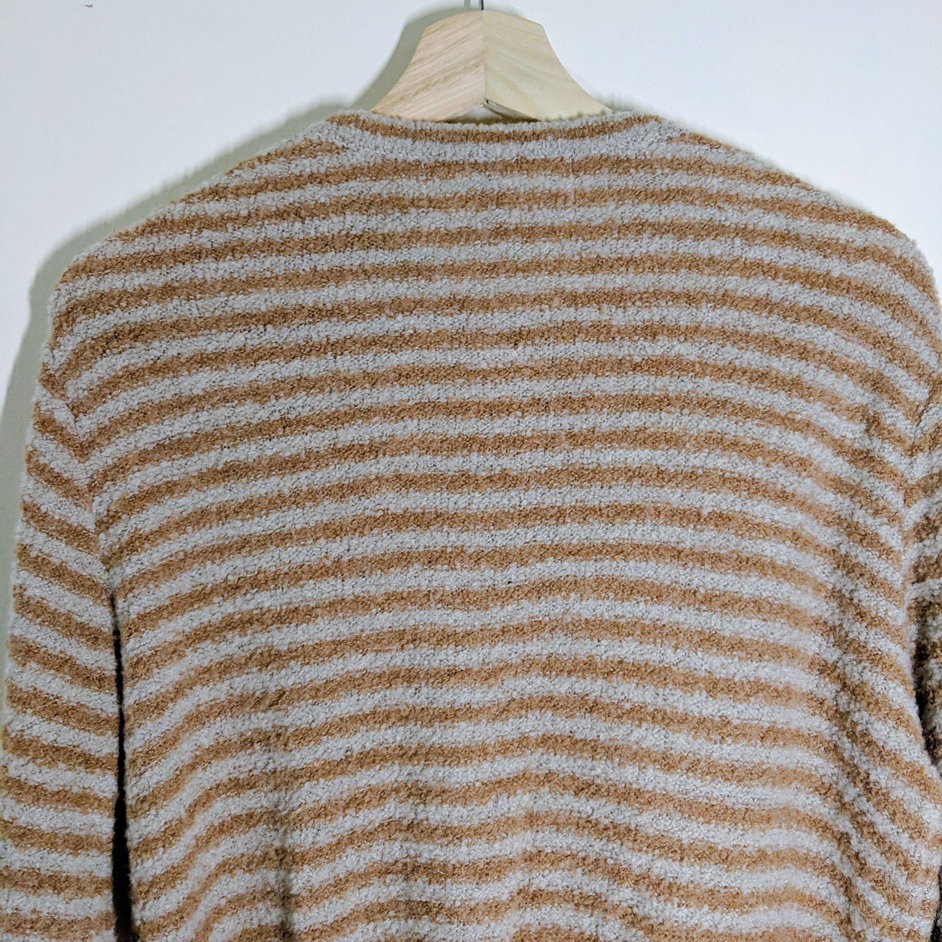 Japanese Brand Vintage Magenta Stripe Knitwear Sweater Size US M / EU 48-50 / 2 - 10 Thumbnail