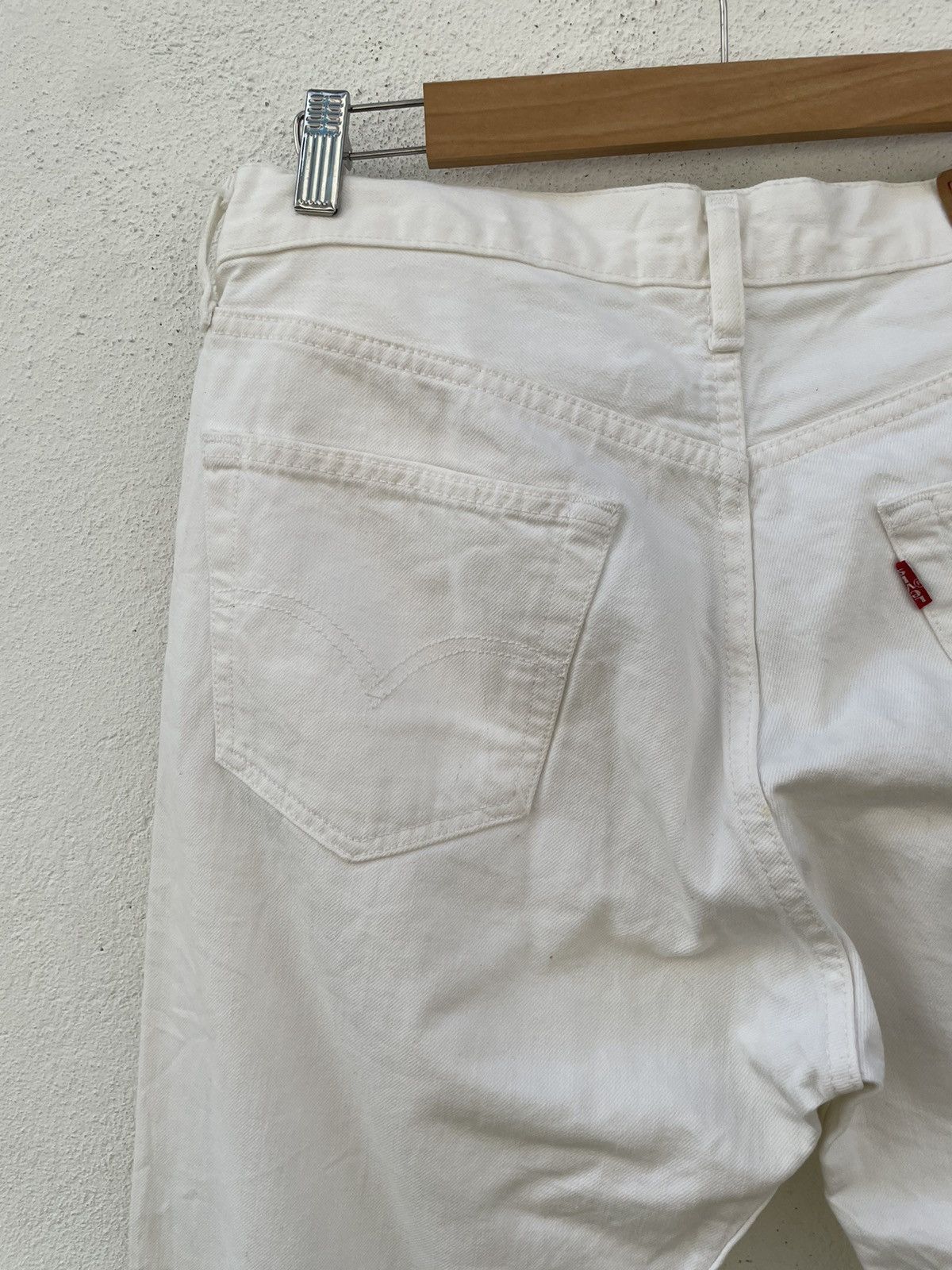 Levi's × Levi's Vintage Clothing Vintage Levi’s 501 White Jeans Size US 31 - 10 Thumbnail