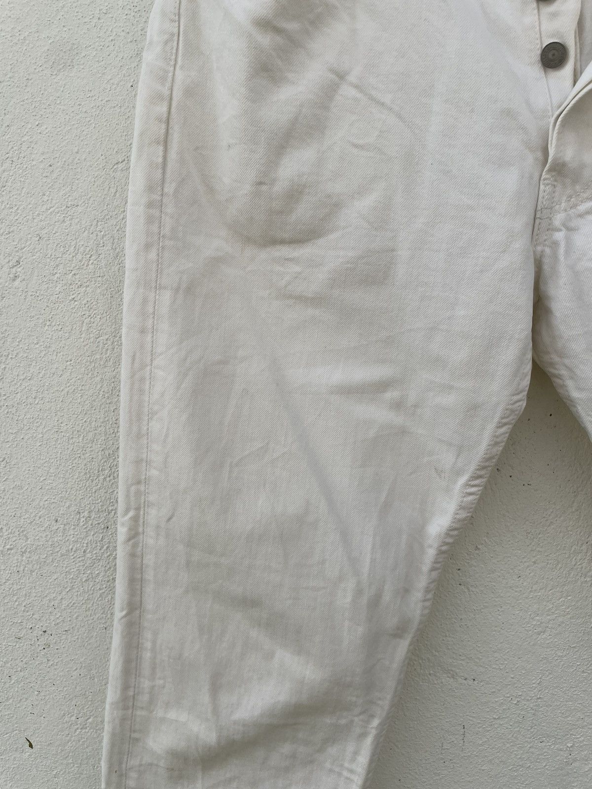Levi's × Levi's Vintage Clothing Vintage Levi’s 501 White Jeans Size US 31 - 4 Thumbnail
