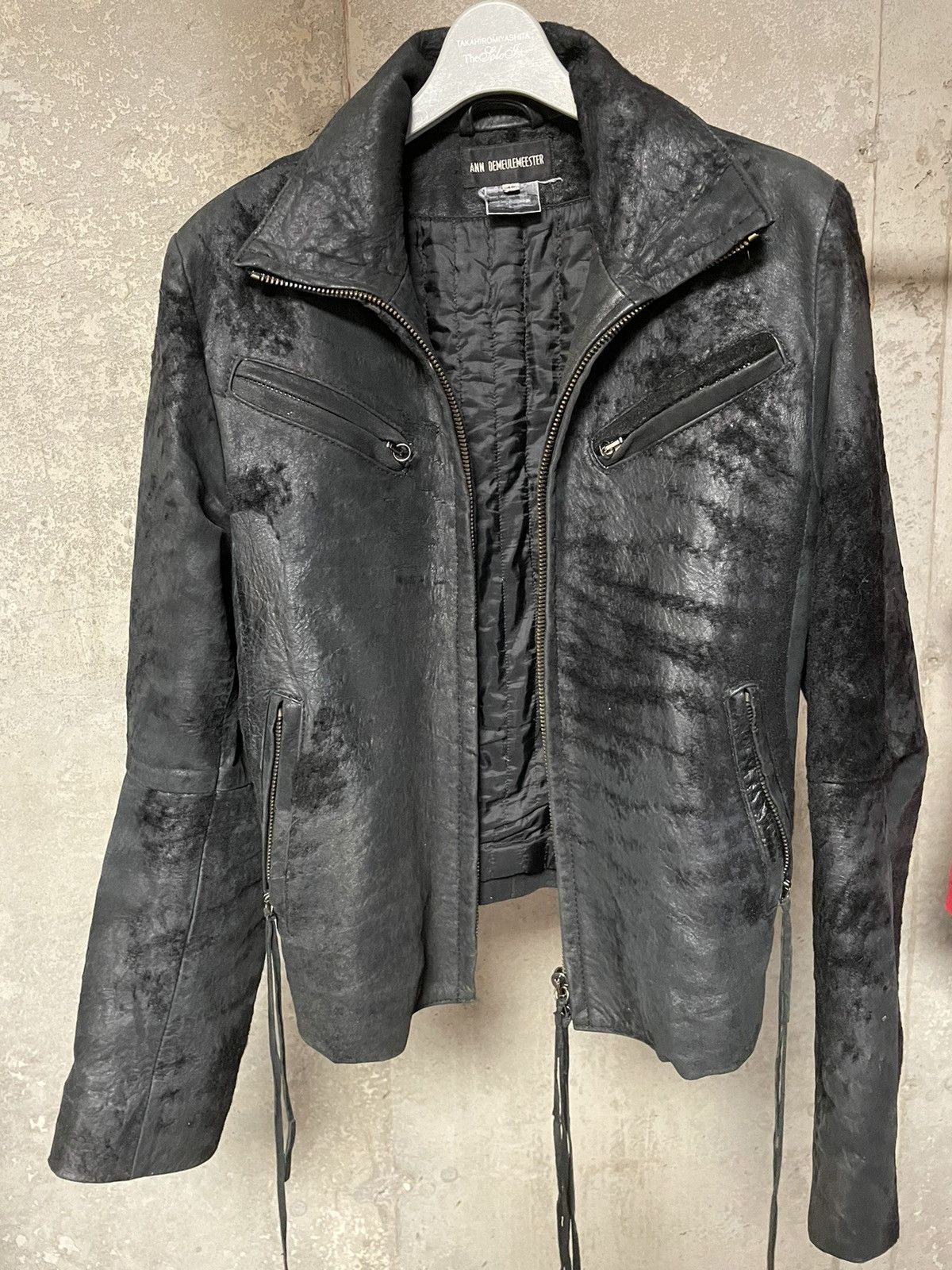 Ann Demeulemeester FW02 Ann Demeulemeester Distressed
