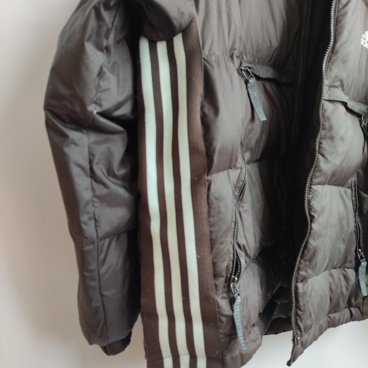 Adidas × Vintage Vintage Adidas Puffer Down Jacket Big Embroidered Logo Y2K Size US L / EU 52-54 / 3 - 14 Thumbnail