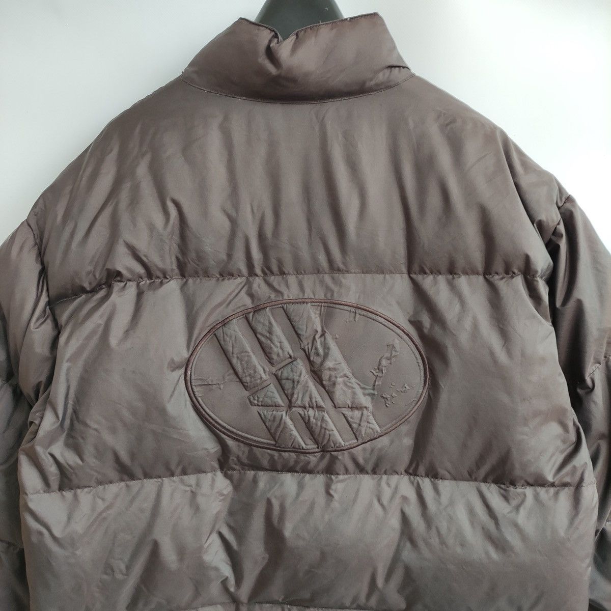 Adidas × Vintage Vintage Adidas Puffer Down Jacket Big Embroidered Logo Y2K Size US L / EU 52-54 / 3 - 7 Thumbnail