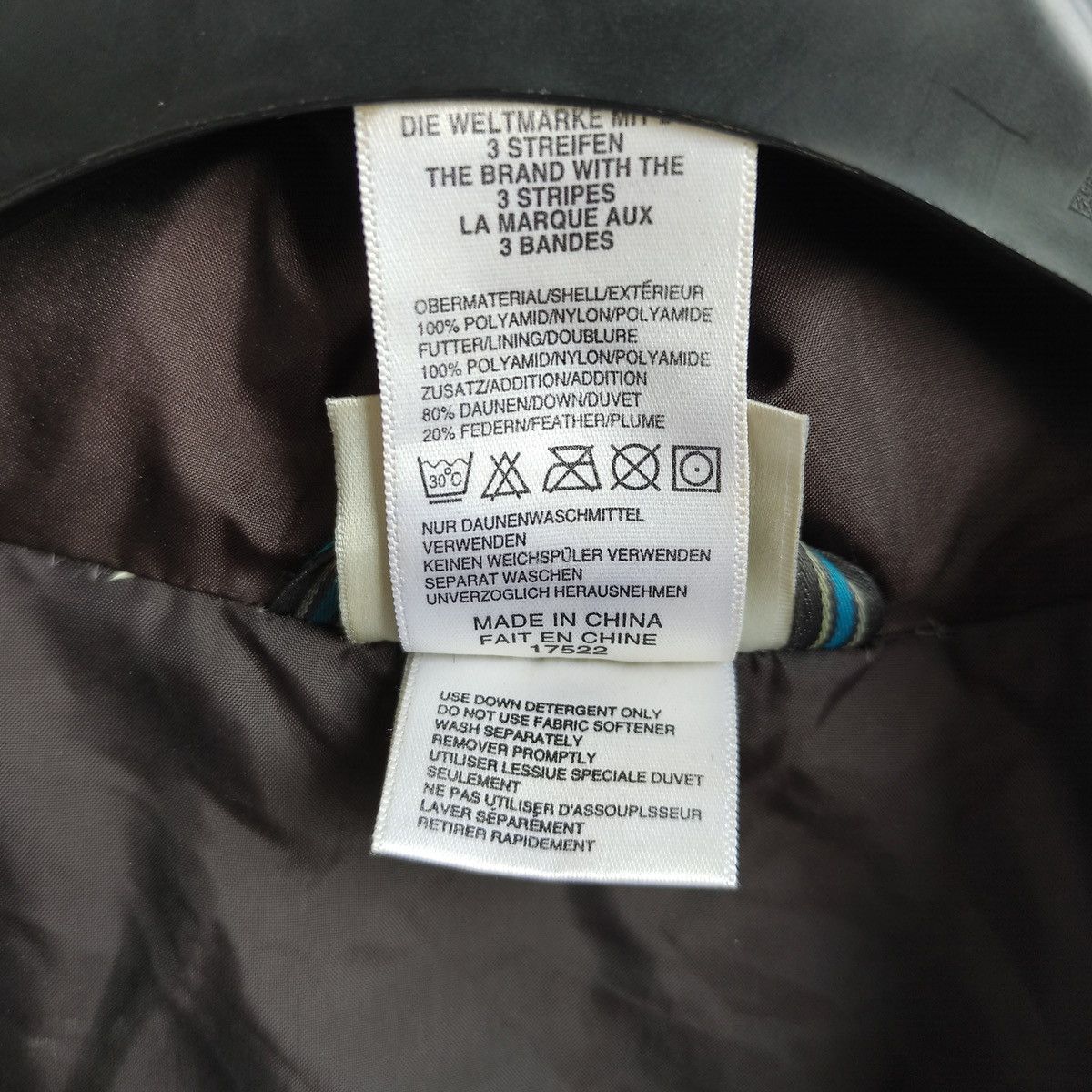 Adidas × Vintage Vintage Adidas Puffer Down Jacket Big Embroidered Logo Y2K Size US L / EU 52-54 / 3 - 12 Thumbnail