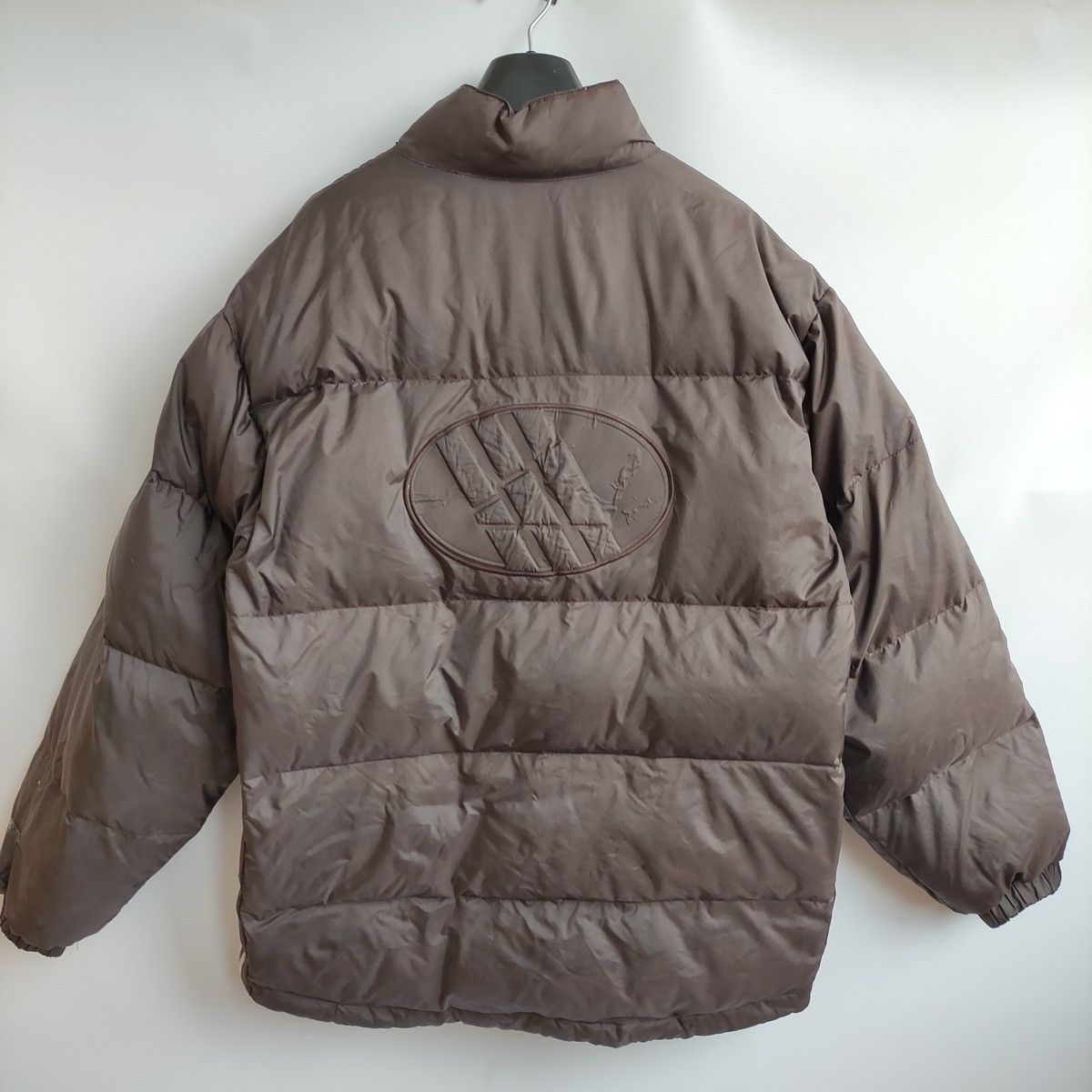 Adidas × Vintage Vintage Adidas Puffer Down Jacket Big Embroidered Logo Y2K Size US L / EU 52-54 / 3 - 2 Thumbnail