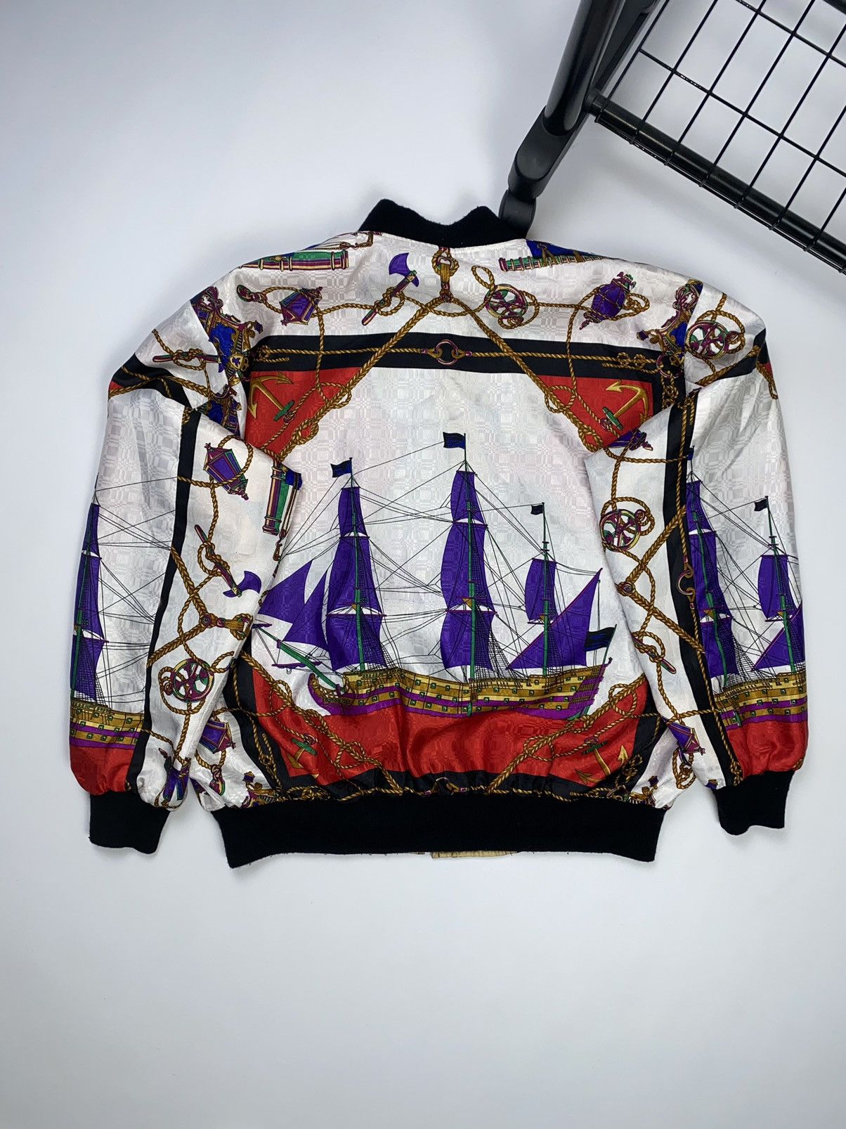 SikSilk Picasso silk internal jacket bomber windbreaker zip Size US L / EU 52-54 / 3 - 4 Thumbnail