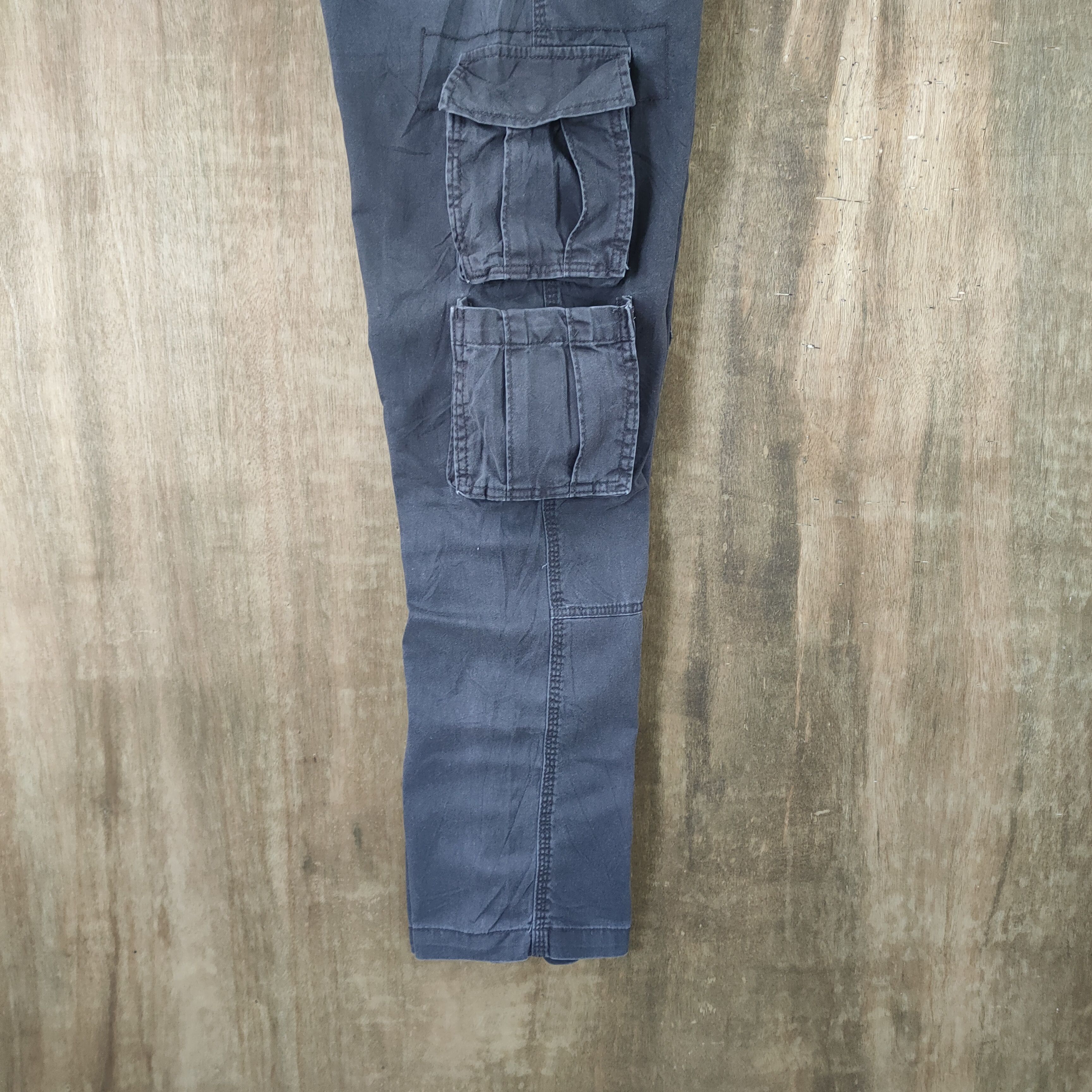Japanese Brand × Vintage VINTAGE FADED CARGO PANTS/ DOUBLE KNEE / KANYE WEST PANT Size US 30 / EU 46 - 7 Thumbnail