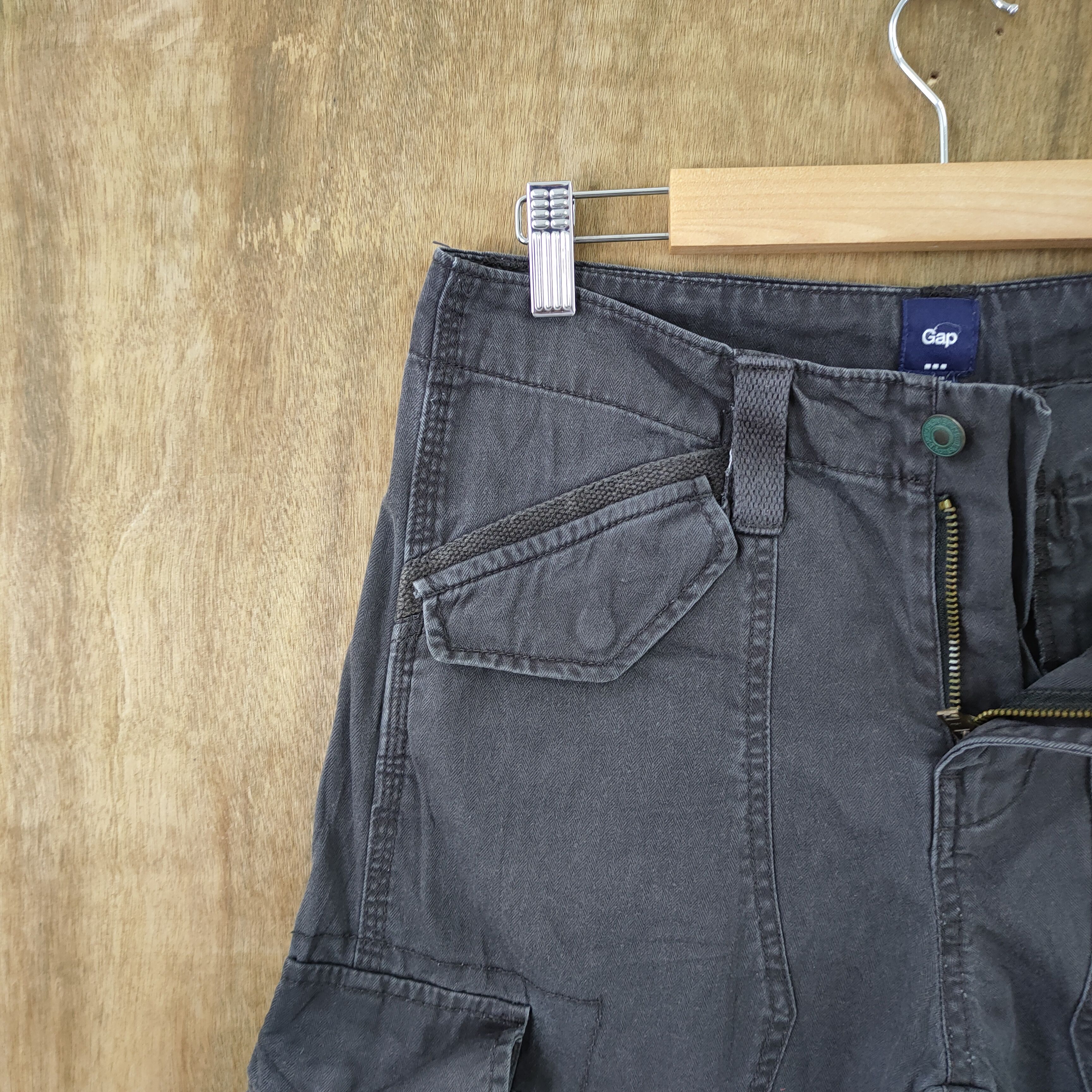 Japanese Brand × Vintage VINTAGE FADED CARGO PANTS/ DOUBLE KNEE / KANYE WEST PANT Size US 30 / EU 46 - 15 Thumbnail