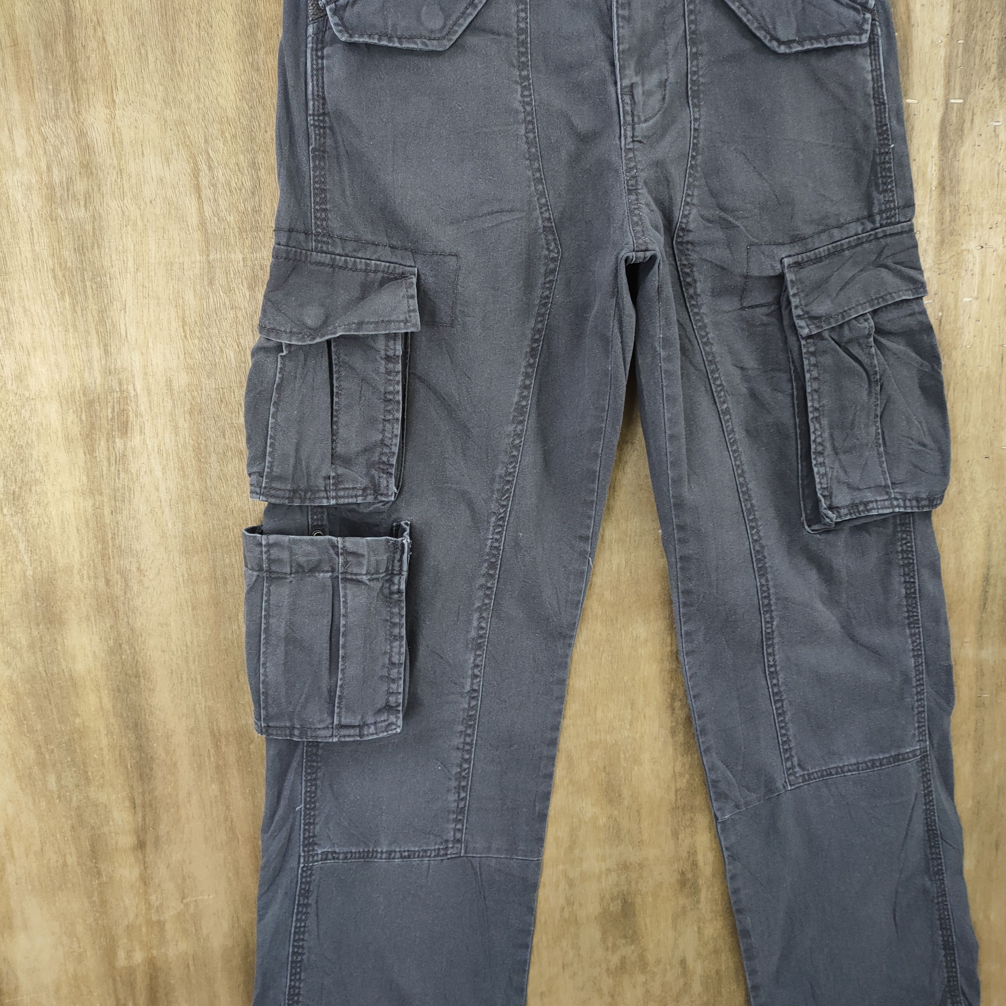 Japanese Brand × Vintage VINTAGE FADED CARGO PANTS/ DOUBLE KNEE / KANYE WEST PANT Size US 30 / EU 46 - 10 Thumbnail