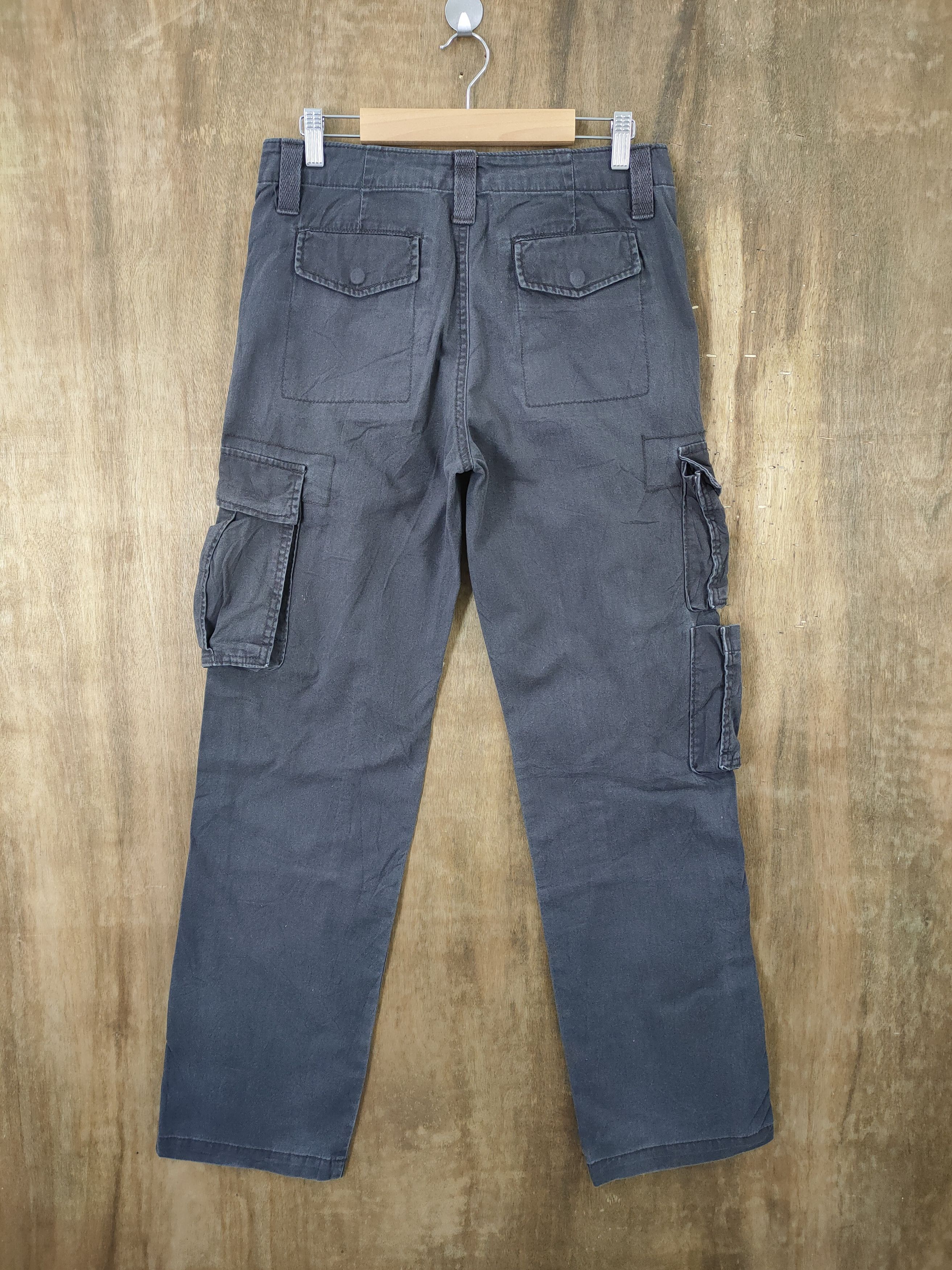 Japanese Brand × Vintage VINTAGE FADED CARGO PANTS/ DOUBLE KNEE / KANYE WEST PANT Size US 30 / EU 46 - 3 Thumbnail