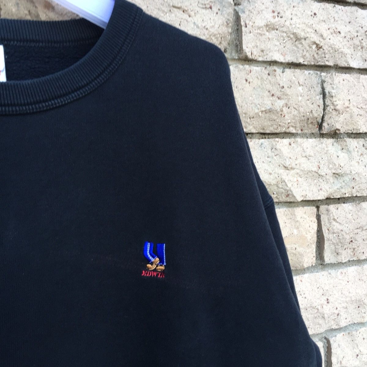 Edwin × Vintage Edwin sweatshirt spell out smal logo. Vintage sweatshirt Size US L / EU 52-54 / 3 - 3 Thumbnail