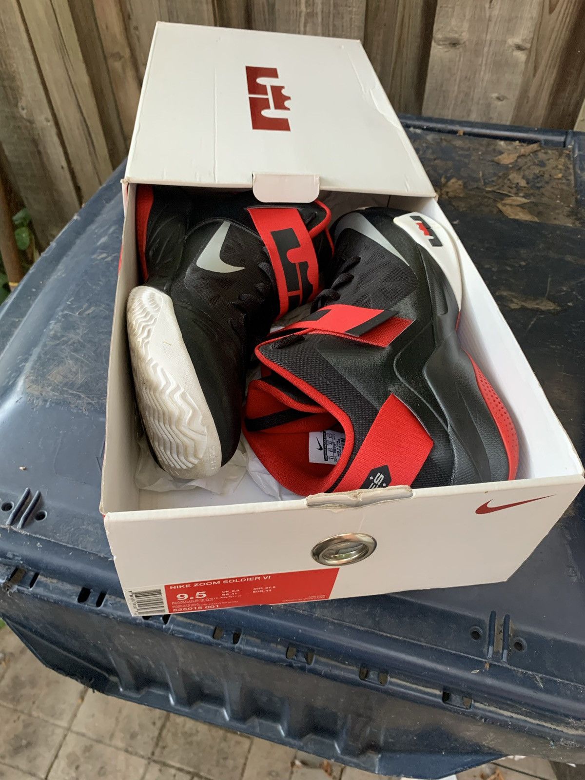 Nike Zoom Solider 6 Black-Red Size US 9.5 / EU 42-43 - 7 Thumbnail