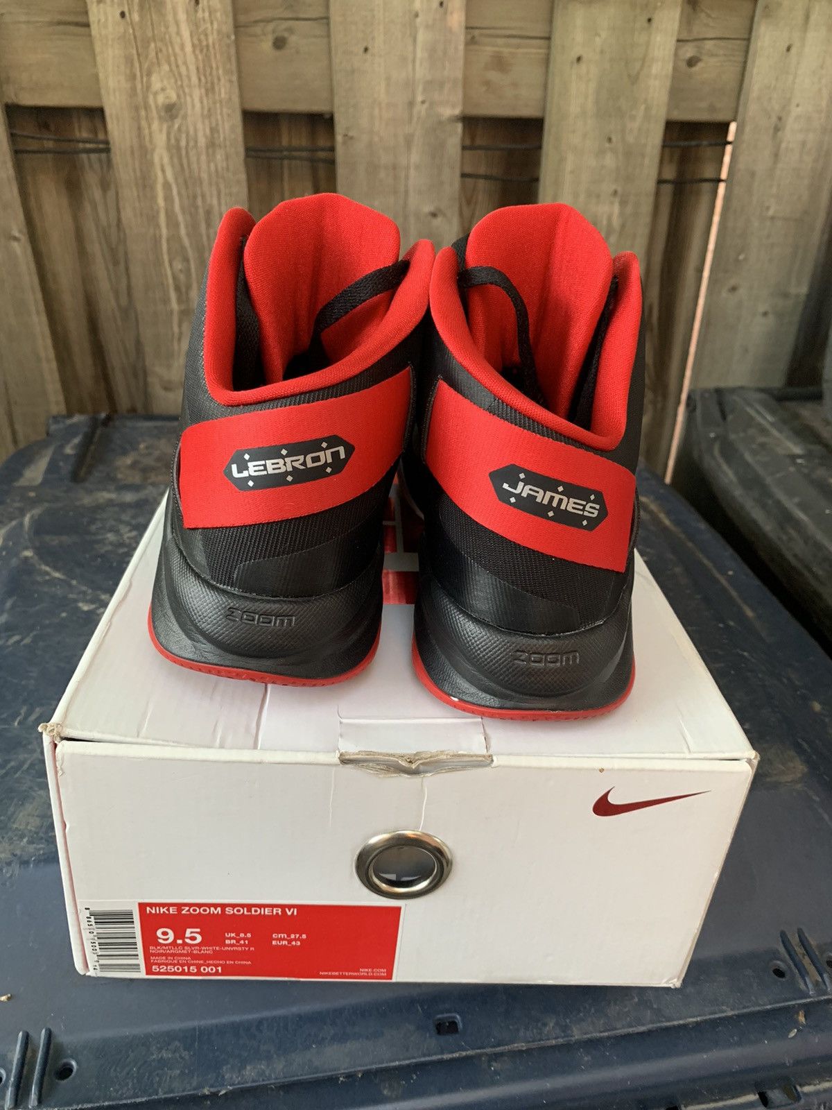 Nike Zoom Solider 6 Black-Red Size US 9.5 / EU 42-43 - 3 Thumbnail