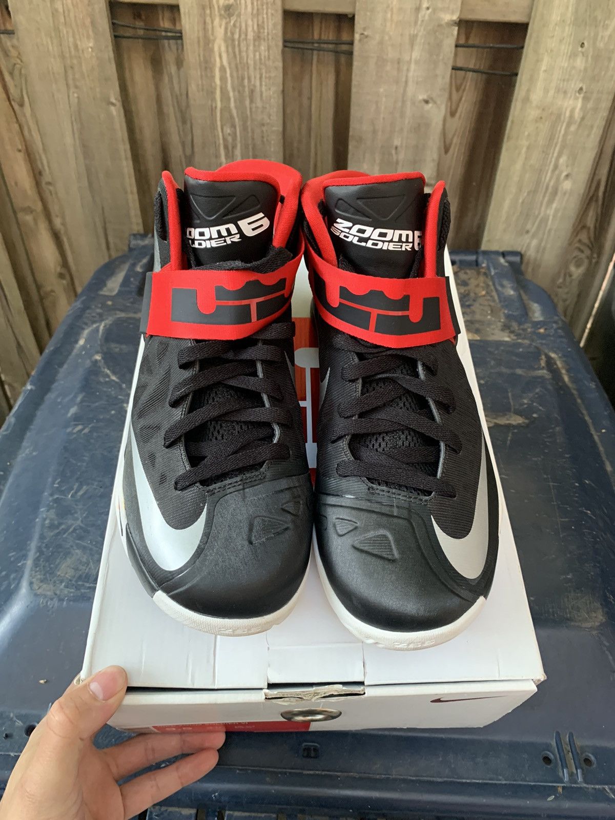 Nike Zoom Solider 6 Black-Red Size US 9.5 / EU 42-43 - 2 Thumbnail