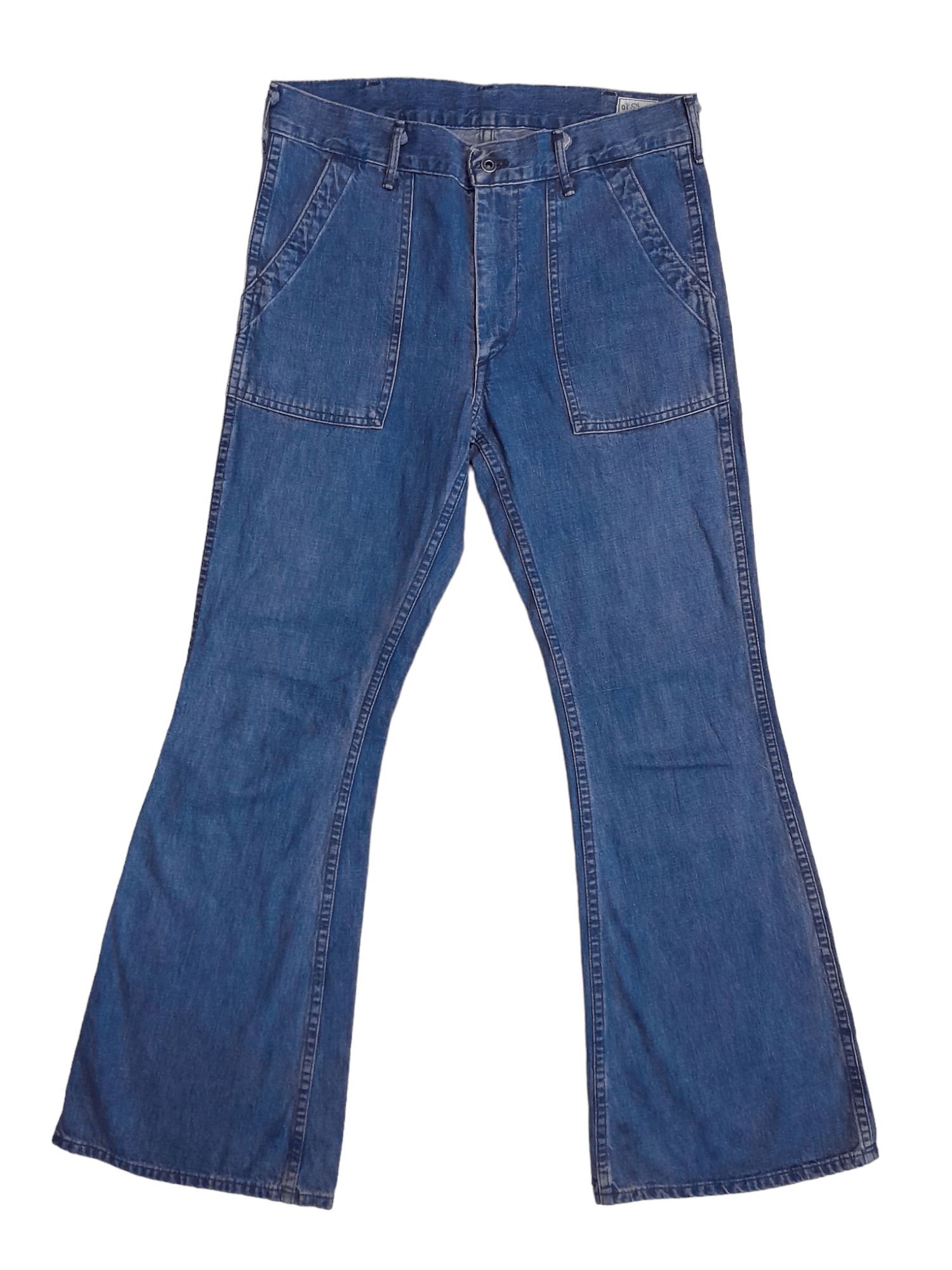 Orslow Orslow Flare Bakers Denim (E901) Size US 30 / EU 46 - 1 Thumbnail