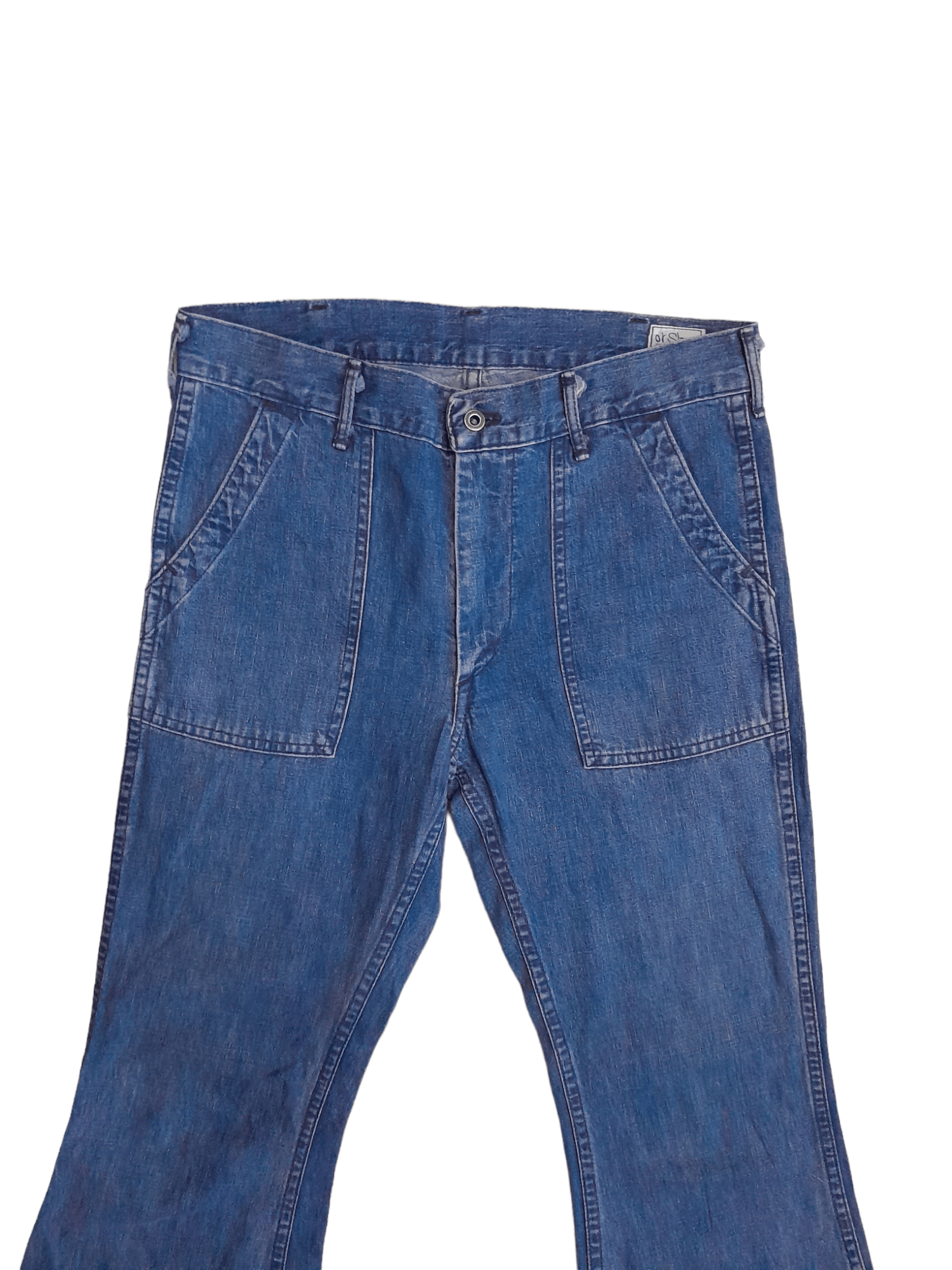 Orslow Orslow Flare Bakers Denim (E901) Size US 30 / EU 46 - 2 Thumbnail