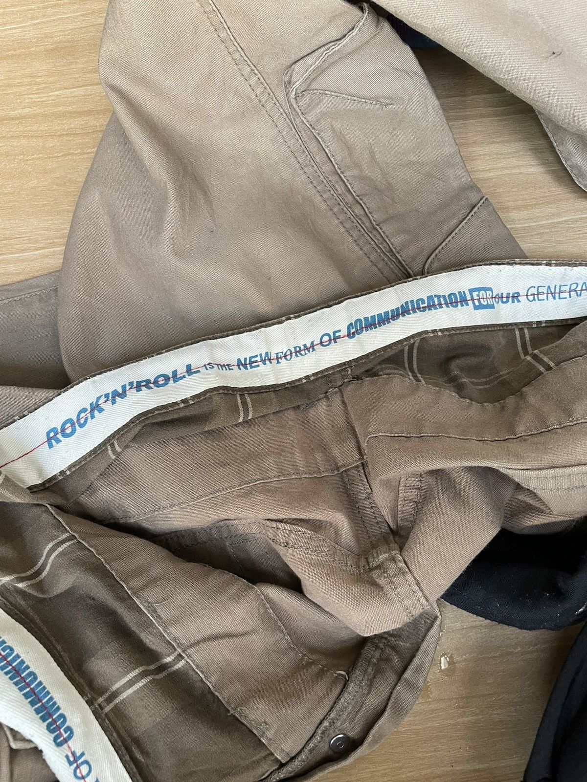 Japanese Brand × PPFM PPFM Double Waist Drawstring Cargo Pants Size US 33 - 20 Thumbnail