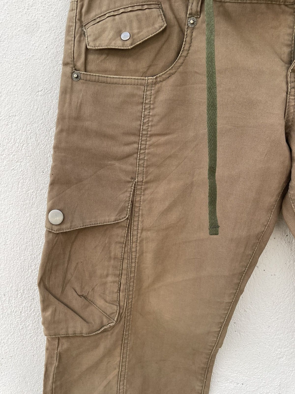 Japanese Brand × PPFM PPFM Double Waist Drawstring Cargo Pants Size US 33 - 5 Thumbnail