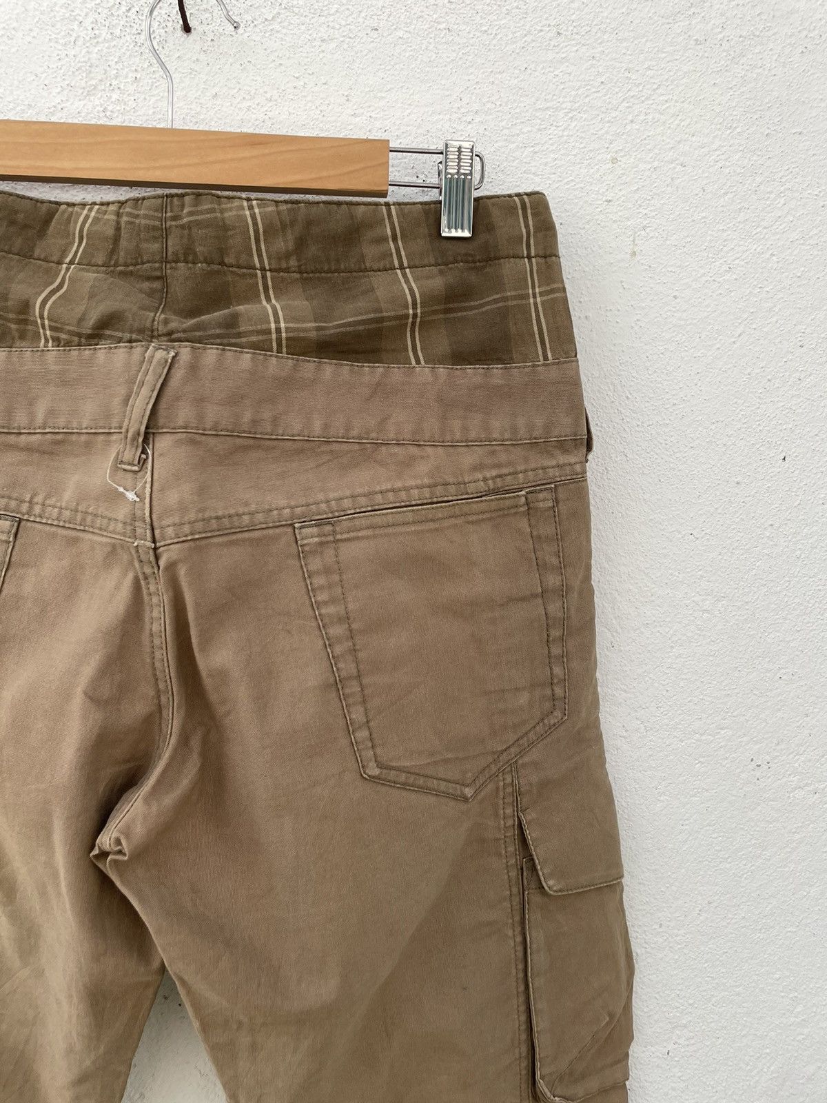 Japanese Brand × PPFM PPFM Double Waist Drawstring Cargo Pants Size US 33 - 13 Thumbnail